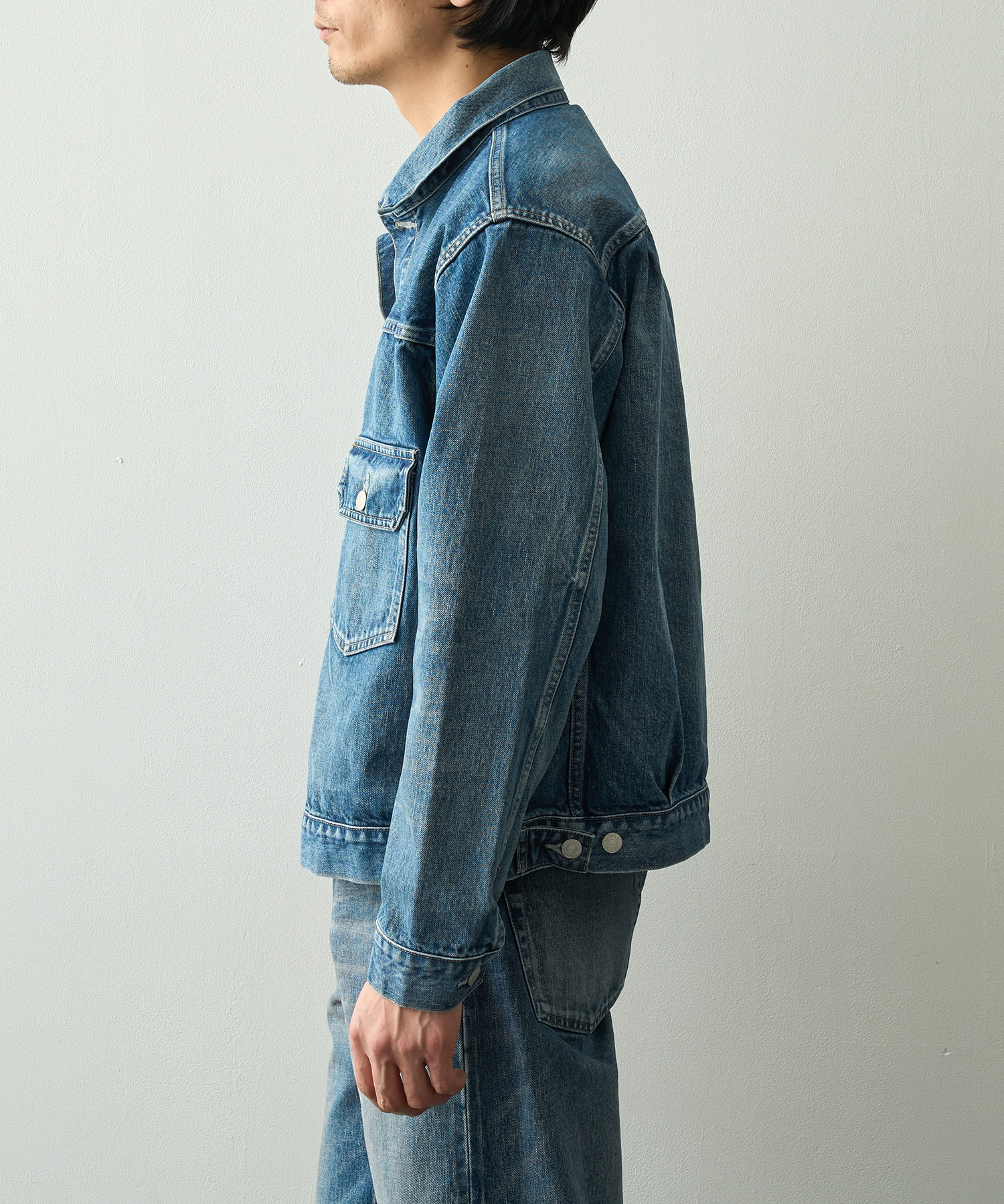 DENIM JKT H.WASH MASSES