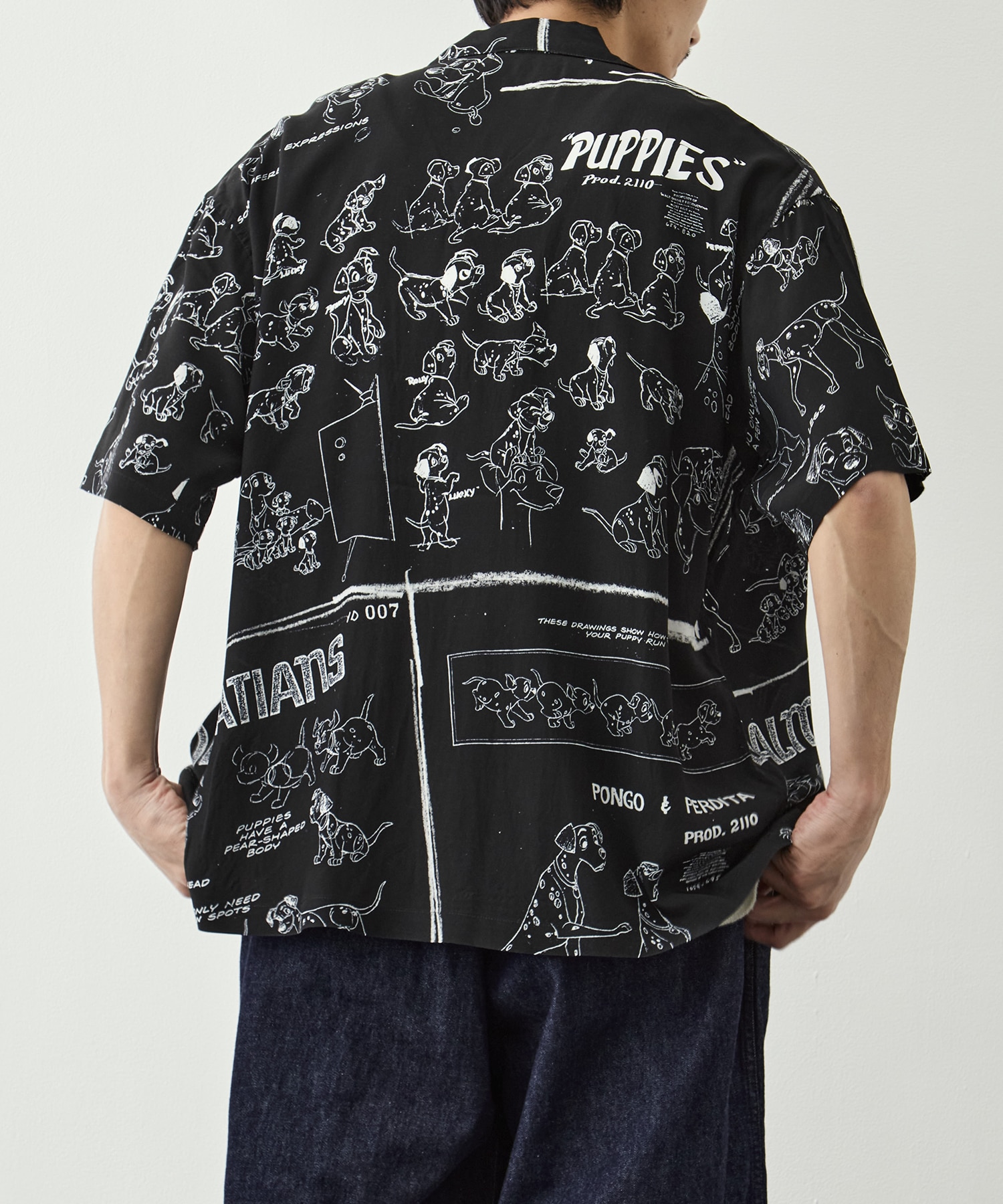 DP-024-3966-0010/BK/DSNY M_ALOHA SHIRT/101 DLM PORTER CLASSIC