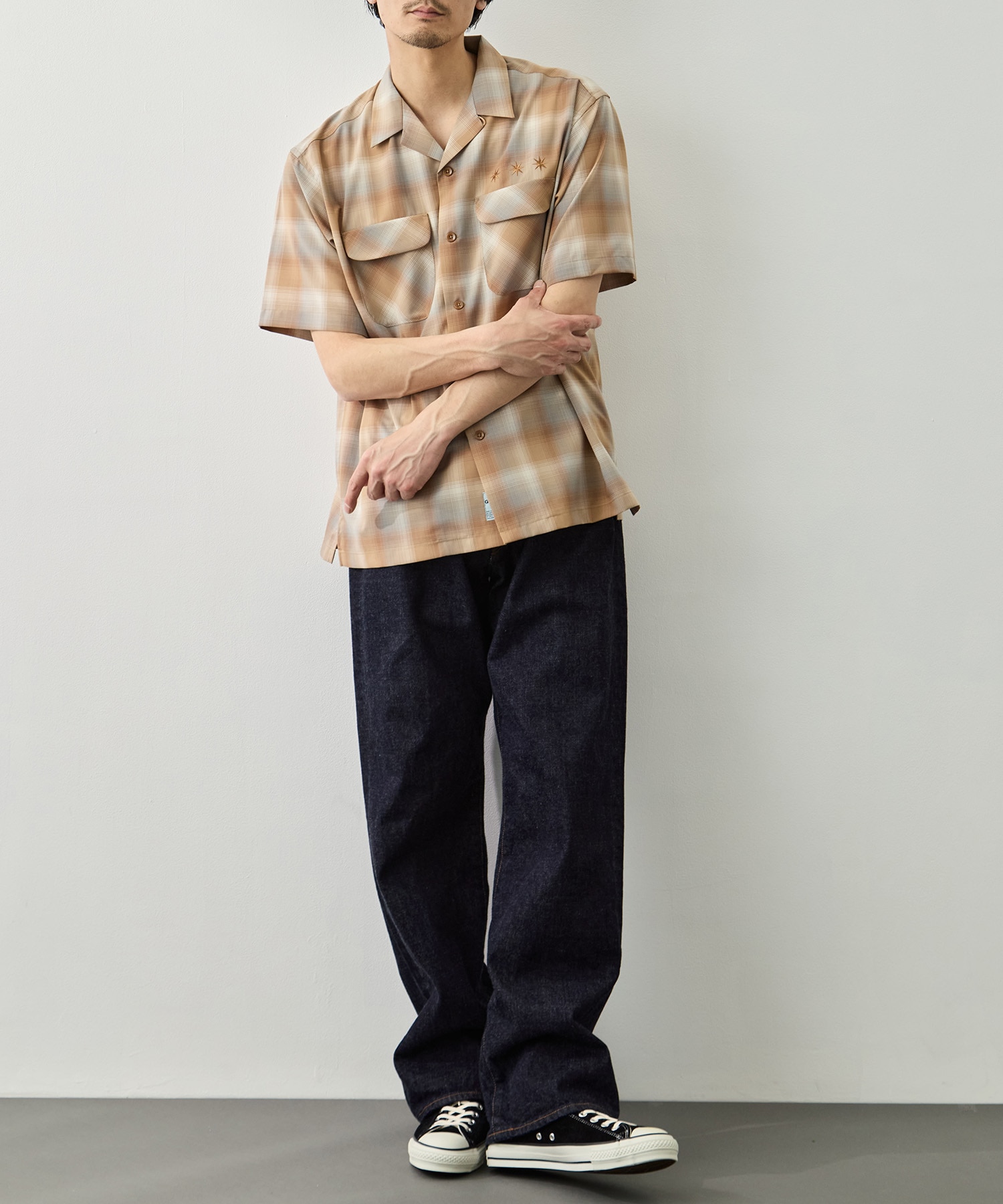 【PENDLETON×GDC】Open Collar Shirt S／S GDC