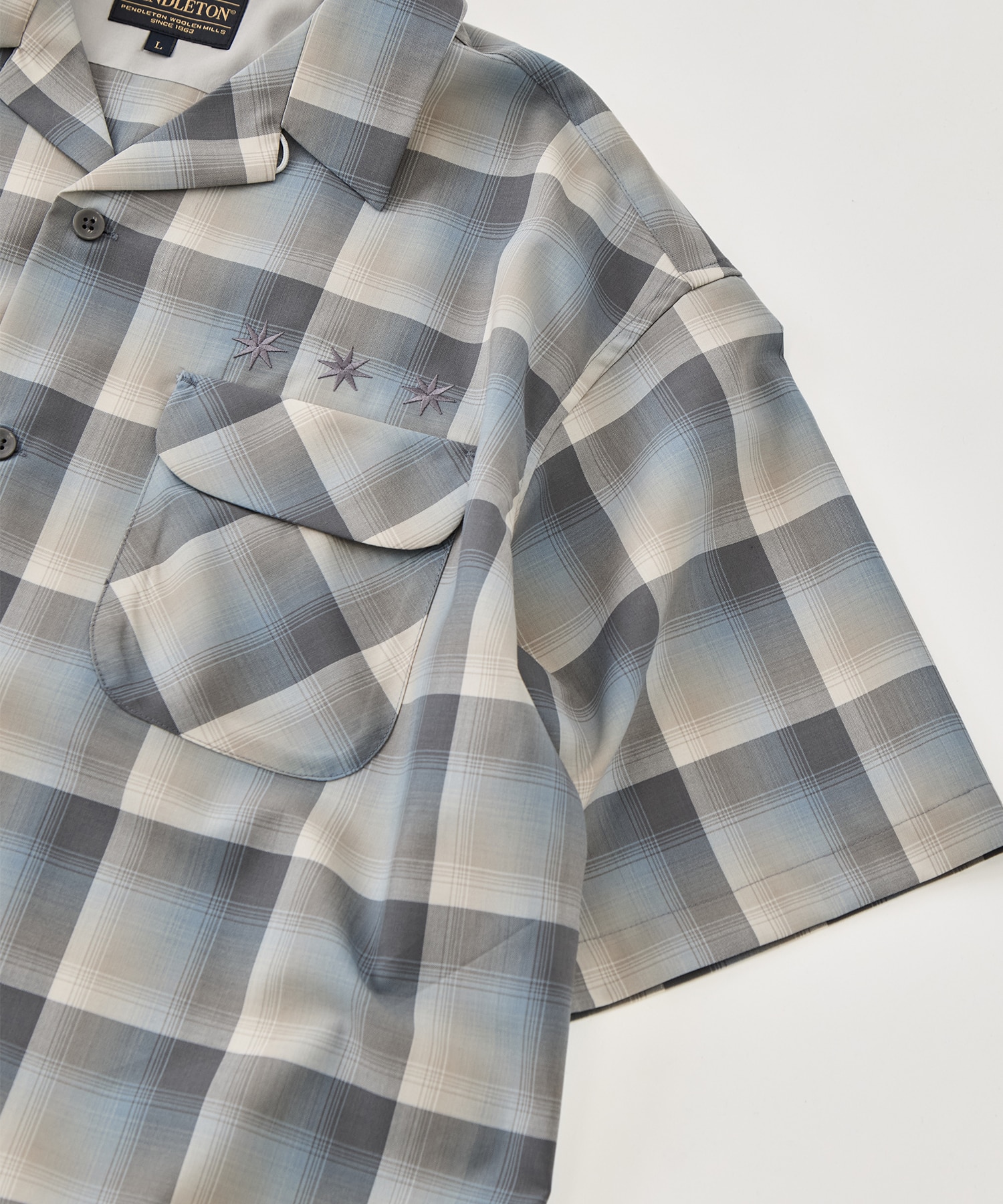 【PENDLETON×GDC】Open Collar Shirt S／S GDC