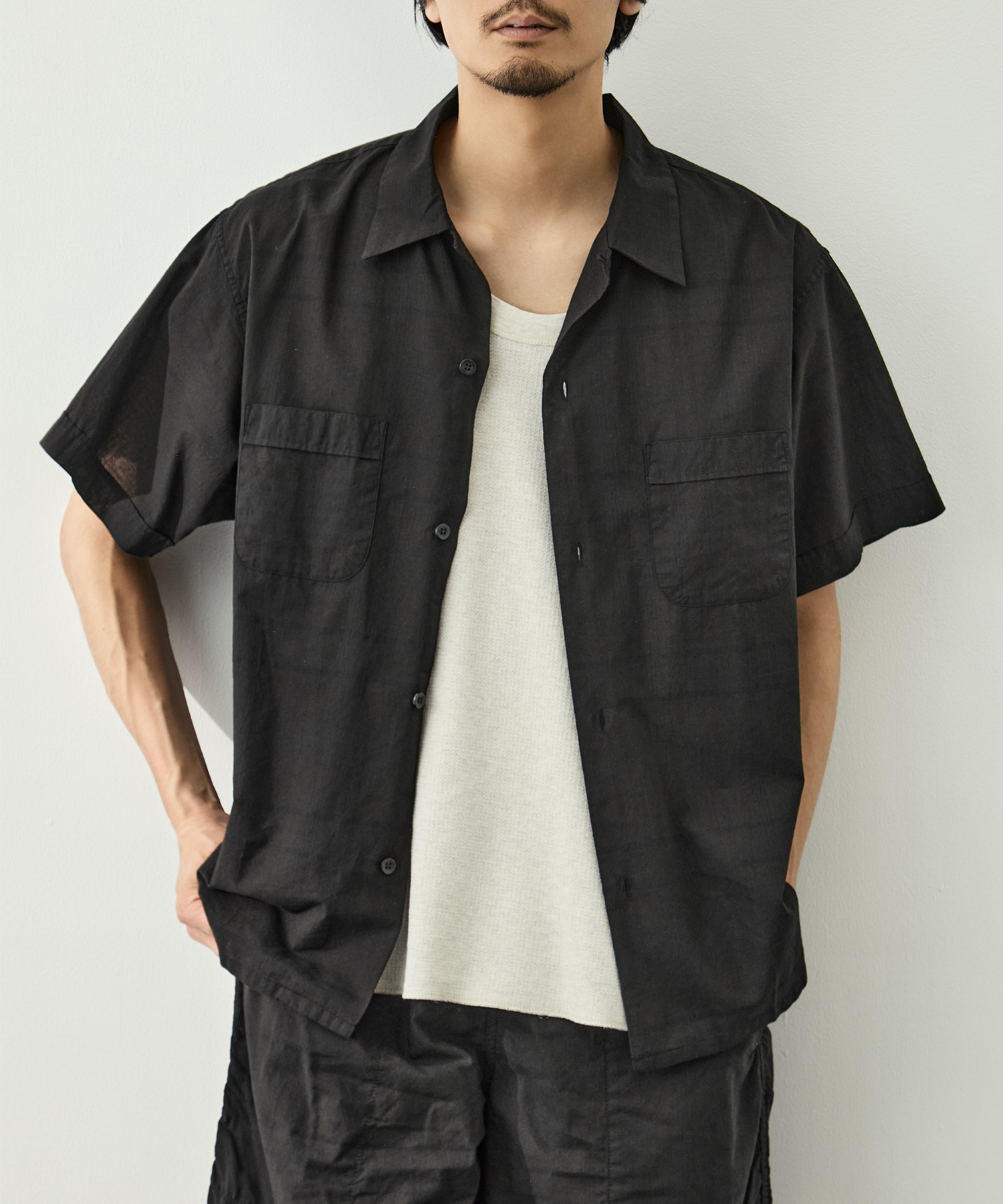 MADRAS DYED S/S SHIRT MASSES