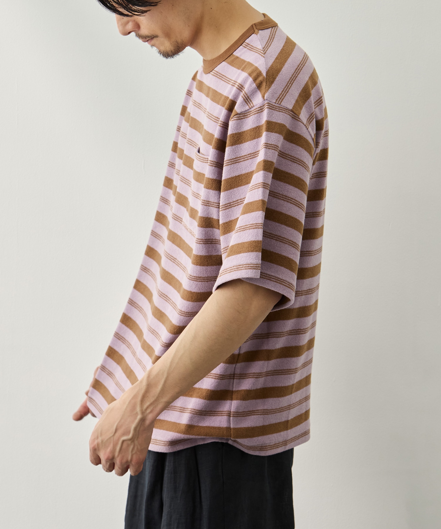 Pile Border Pocket Tee PHEENY