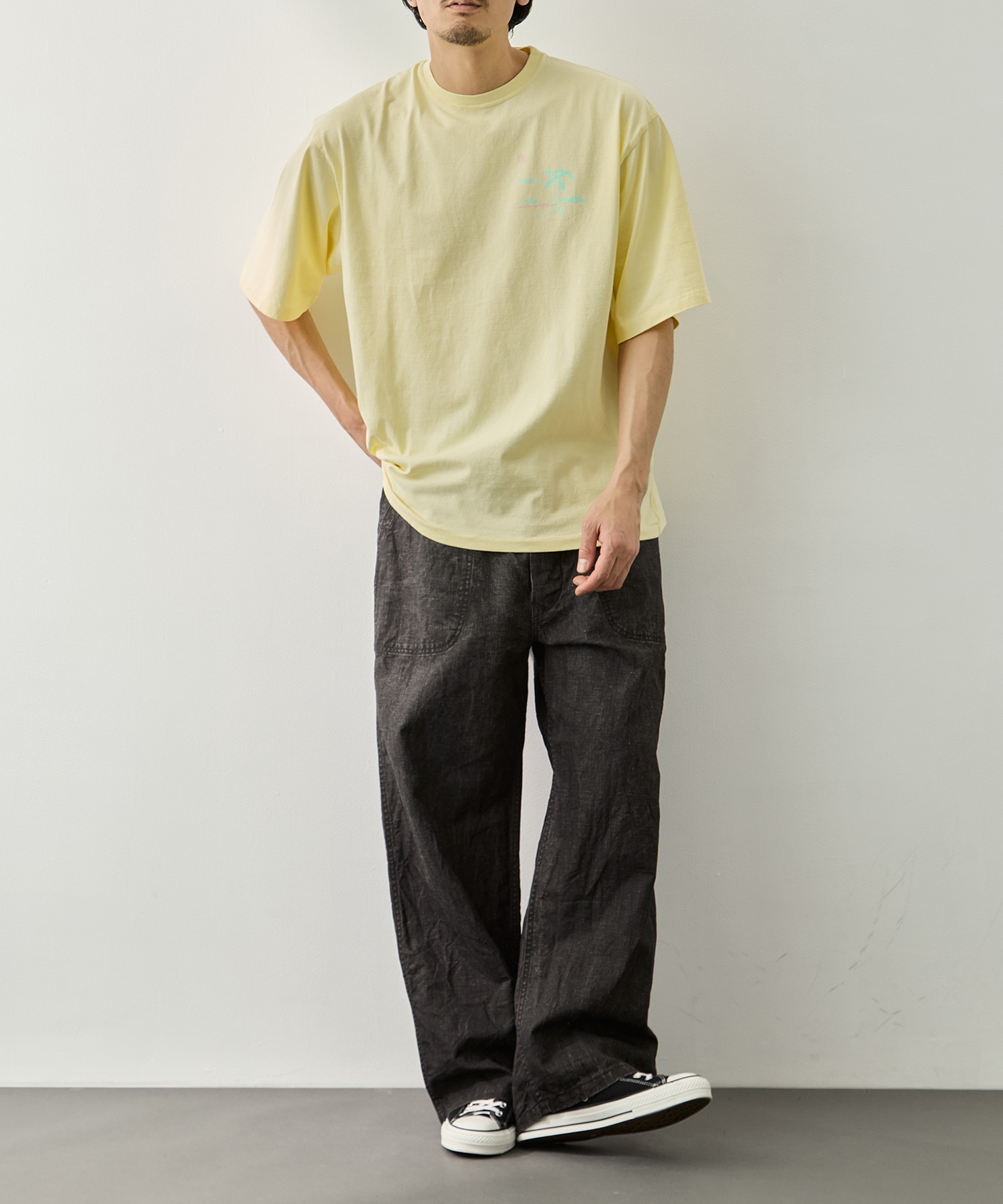 Printed S/S Tee FLOW PHEENY