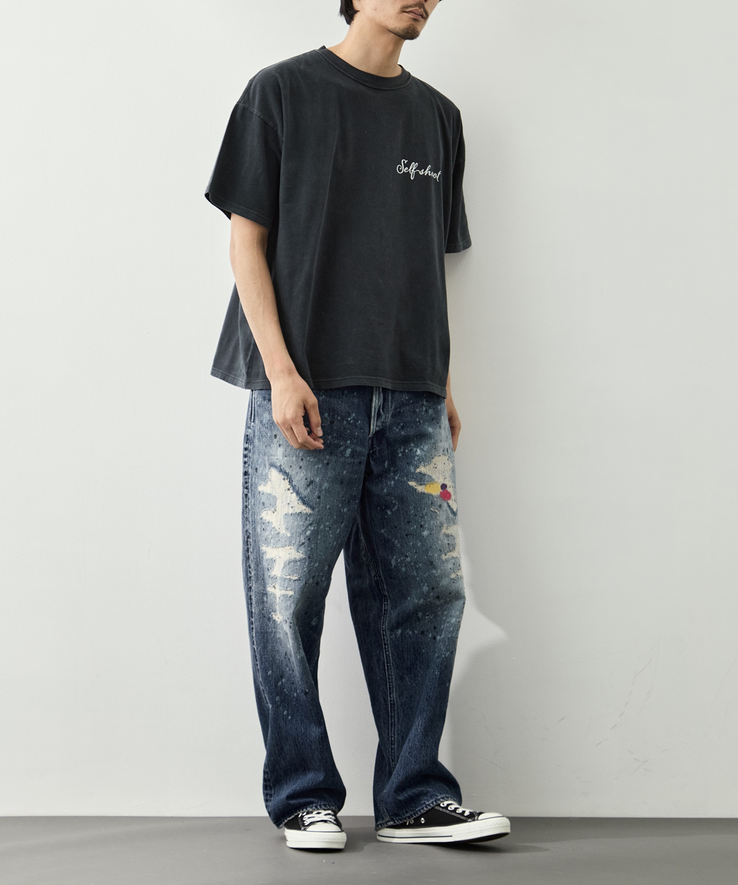 HARD SP加工20/-天竺BIGサイズT(Self shot M) REMI RELIEF