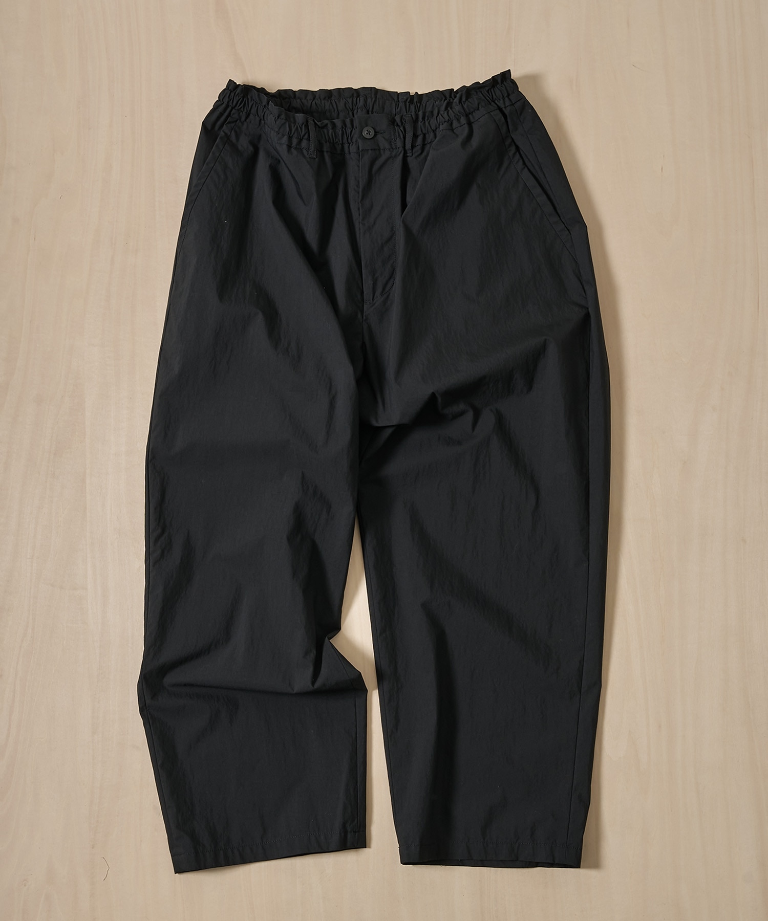 PC-035-3942-0010/BLACK/POPLIN EASY PANTS PORTER CLASSIC