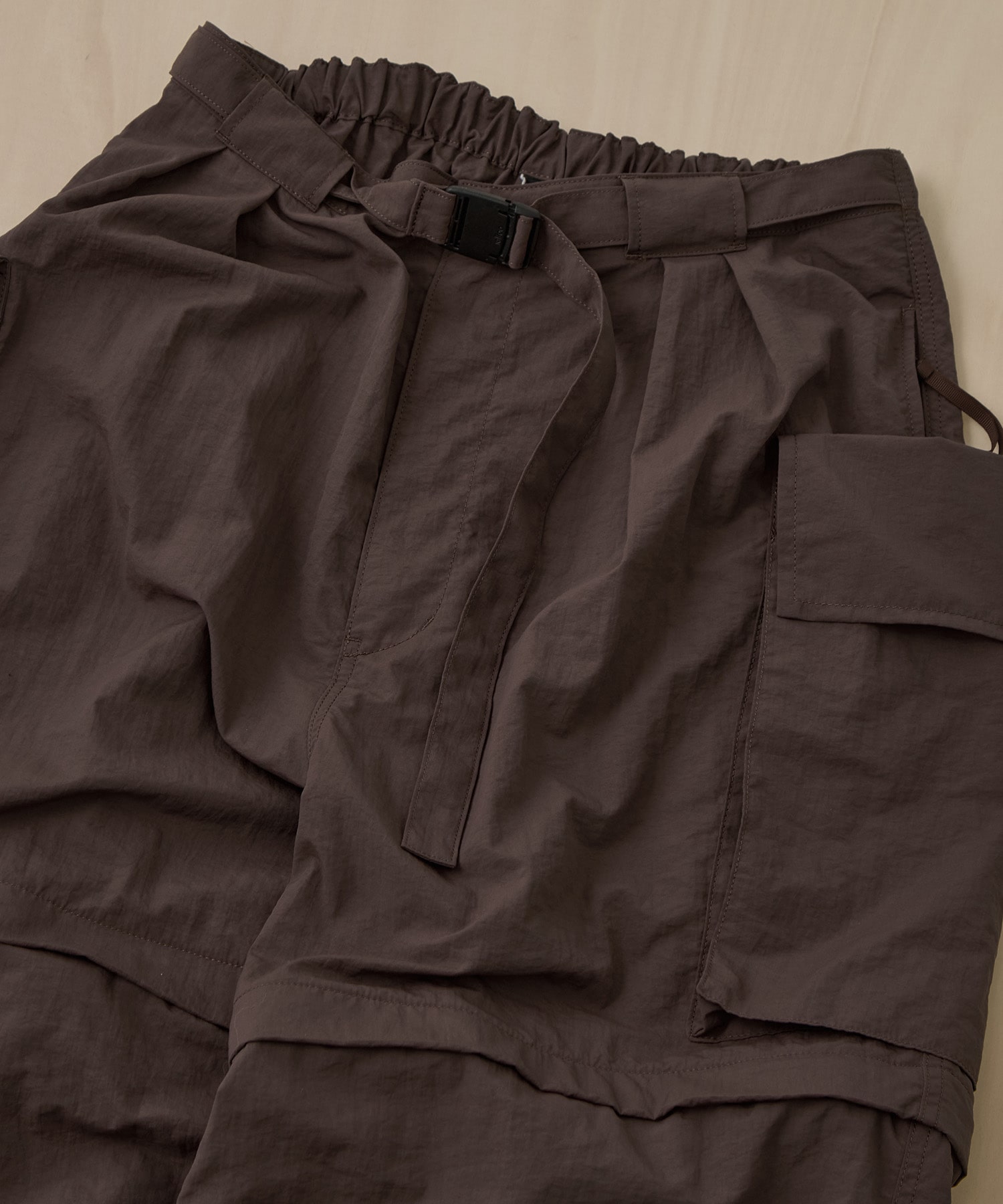 Nylon Taffeta Convertible Pants PHEENY