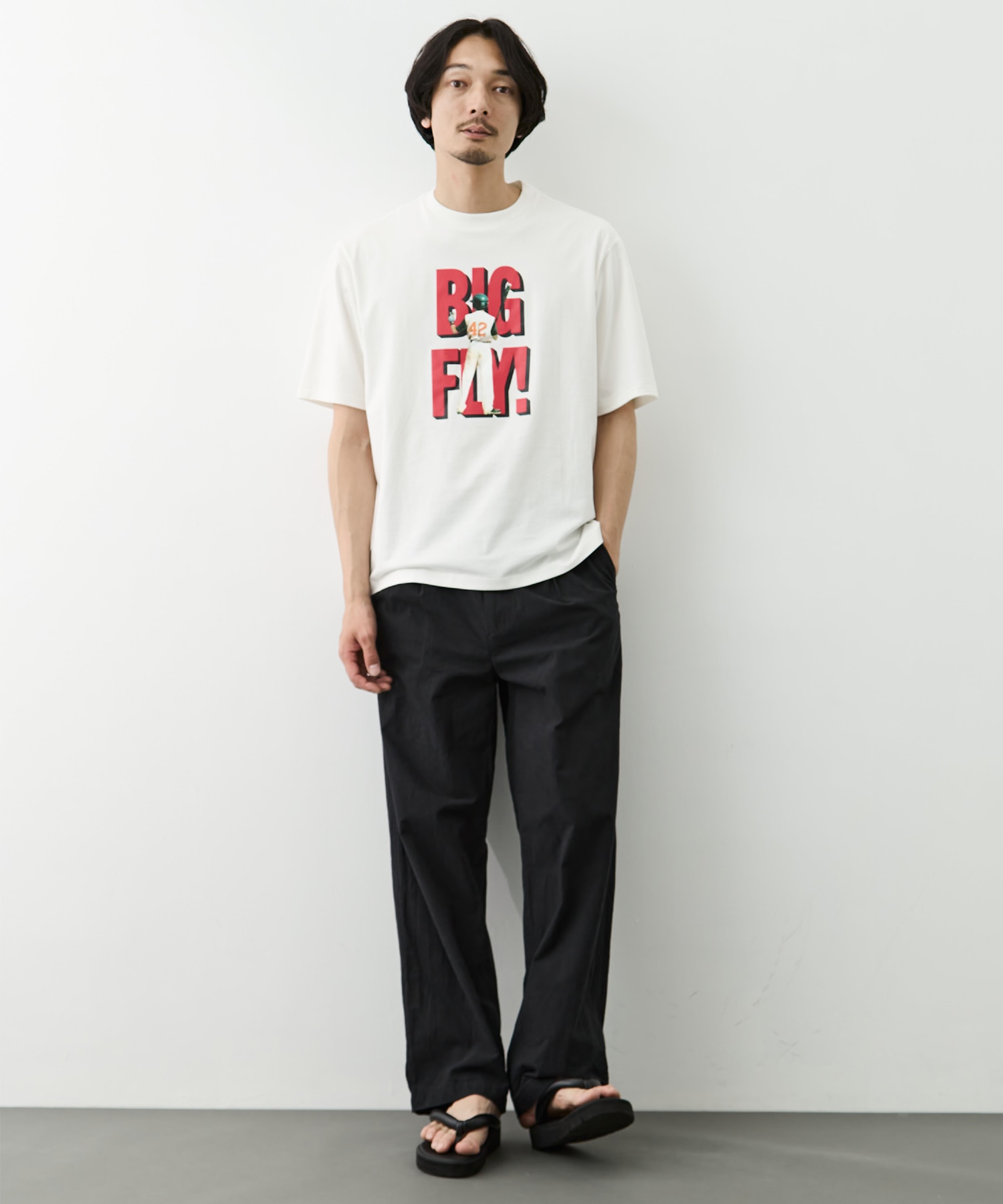 マナプールシャンブレー1タックパンツ KEY TIMEZ
