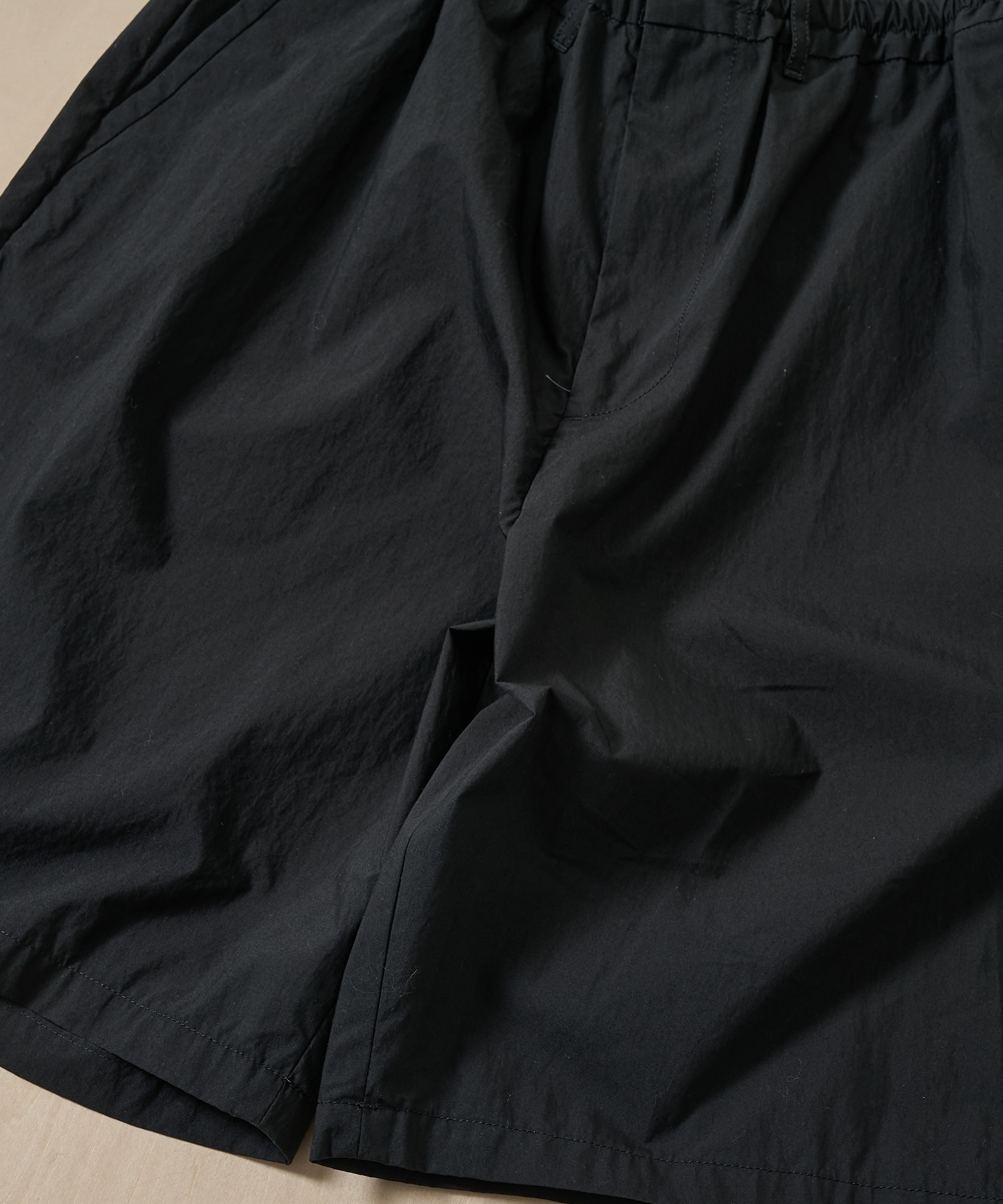 PC-035-3943-0010/BLACK/POPLIN EASY SHORTS PORTER CLASSIC