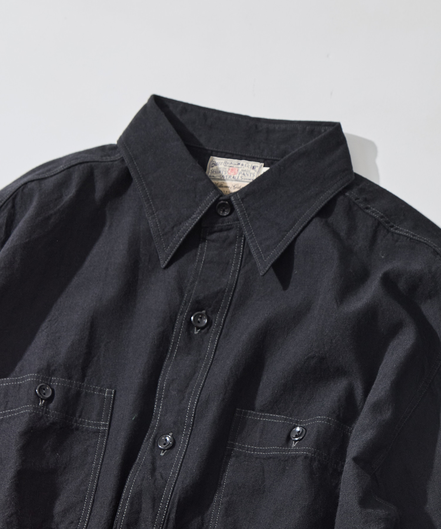 BLACK CHAMBRAY WORK SHIRT BUZZ RICKSON'S