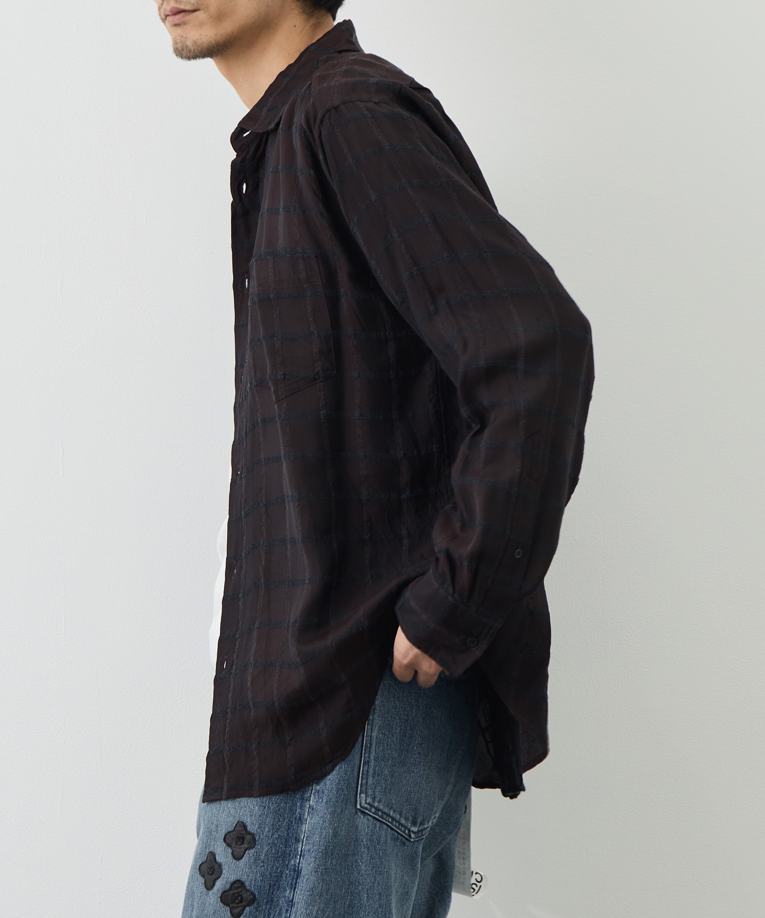 SEMI SPREAD COLLAR SHIRT marka