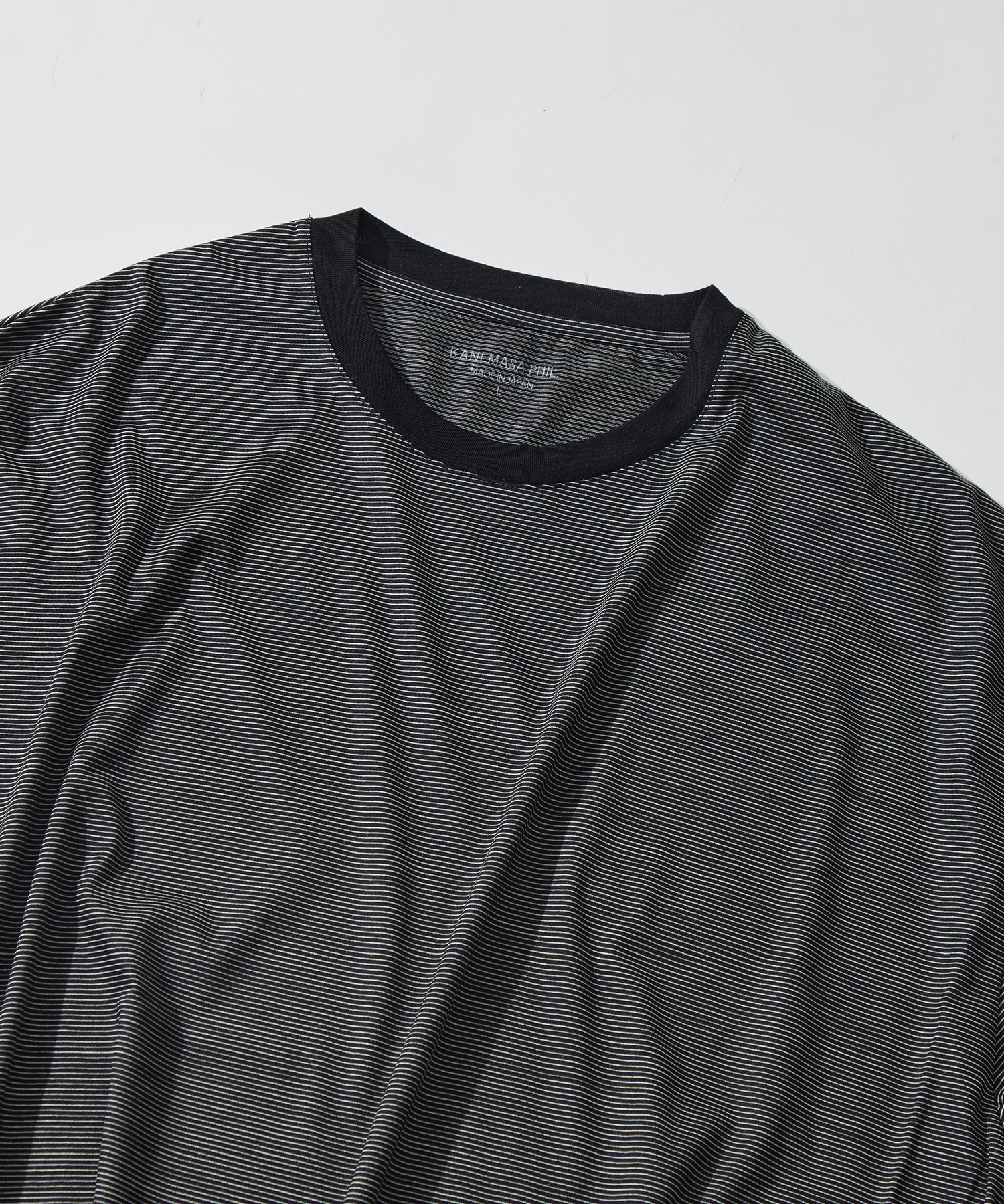 32G Wool Stripe SS Tee KANEMASA PHIL.