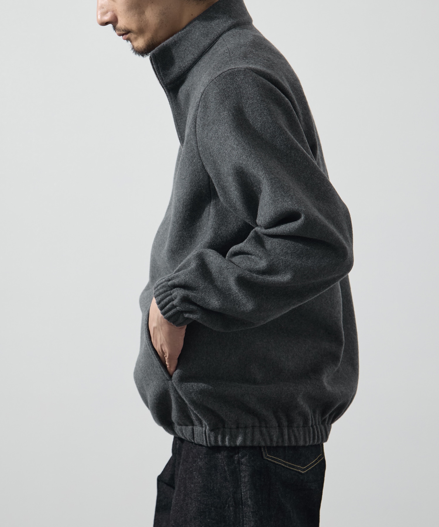 BRUSHED WOOL PULLOVER FUJI