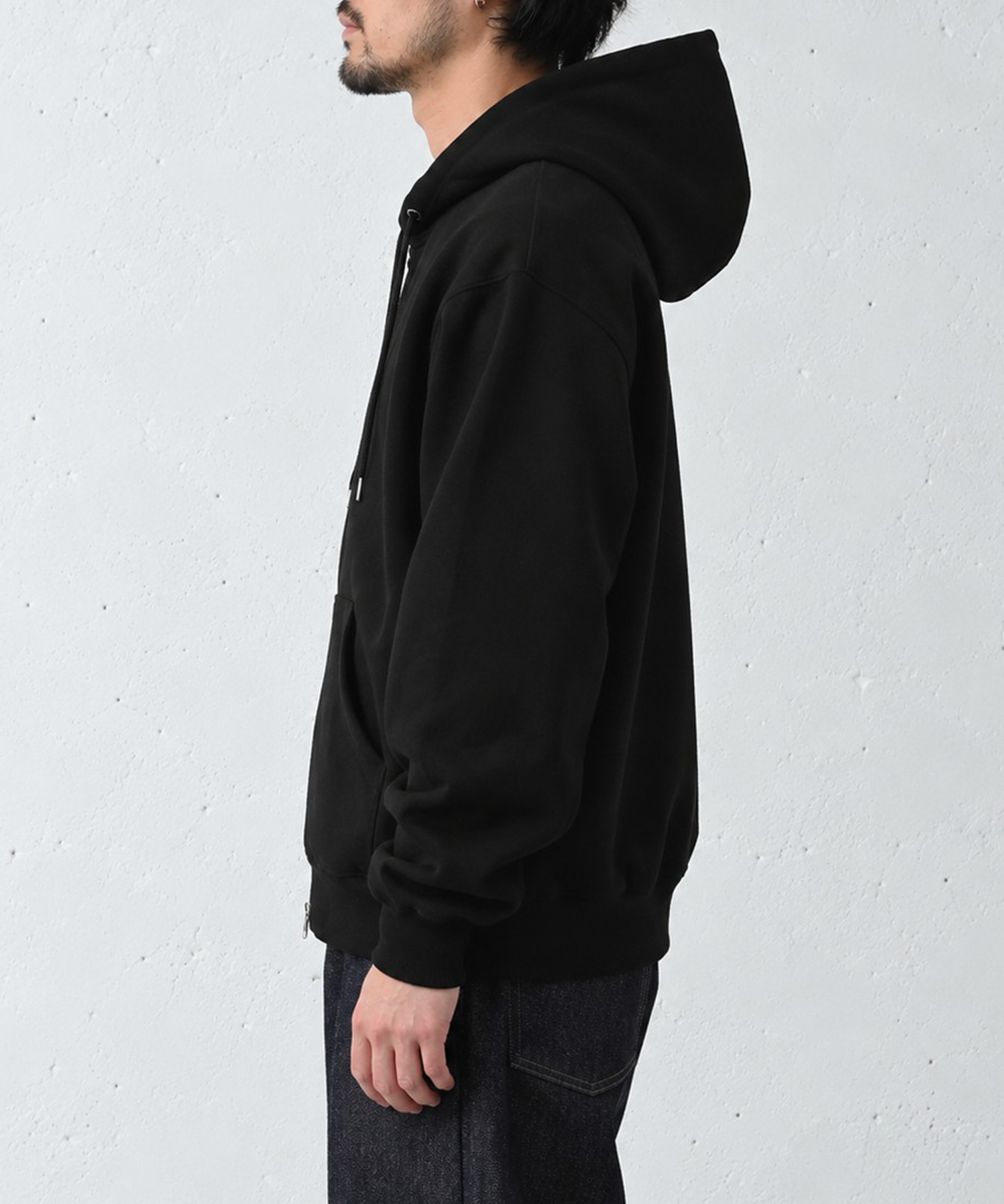 Soft&Hard Sweat Hoodie Zip Wide blurhmsROOTSTOCK
