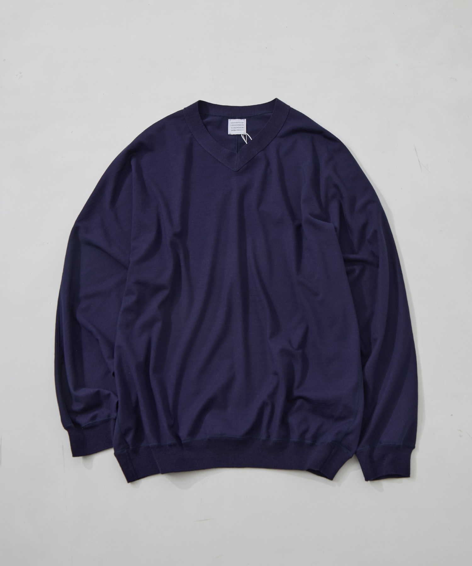 別注 Knit V Neck Pull Over GOOD PEOPLE GOOD STITCHING GOOD PRODUCT