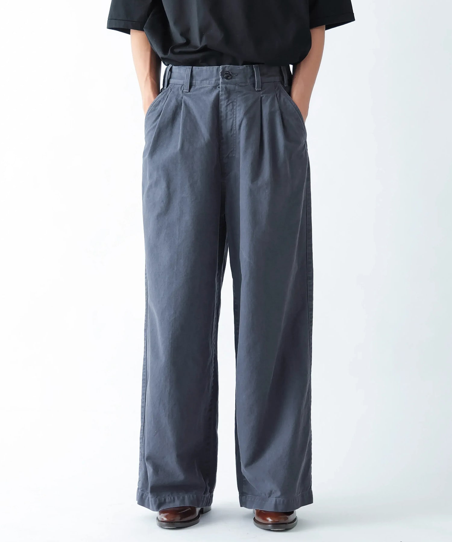 CHINO WIDE TROUSERS New Manual
