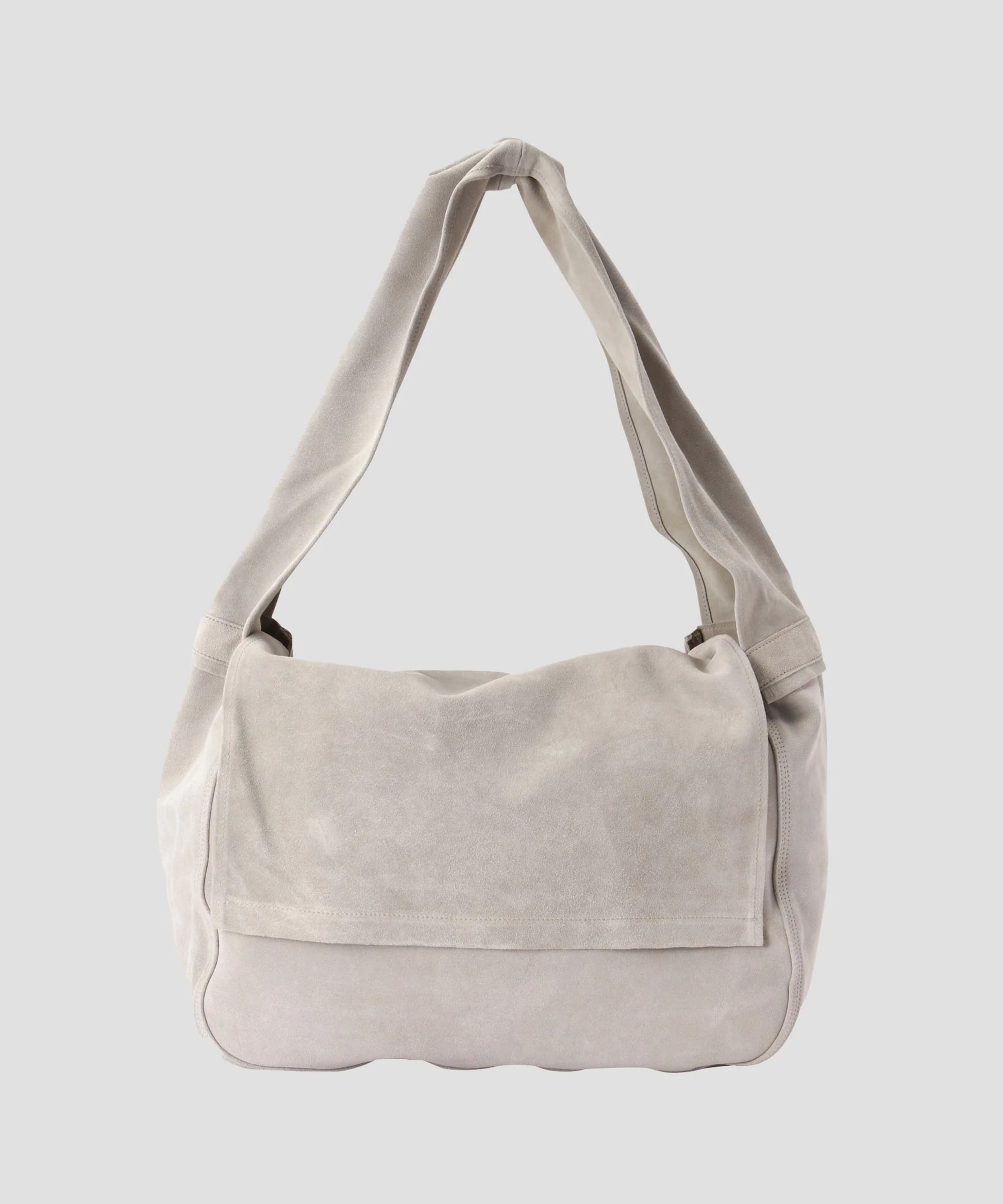 LEATHER SHOULDER BAG -Cow split leather- SEVEN BY SEVEN