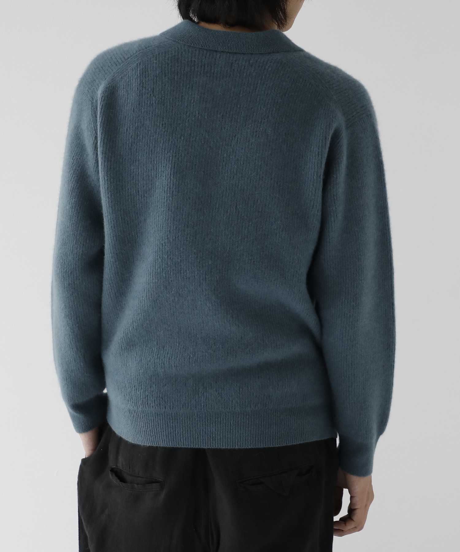 CASHMERE FOX POLO BATONER