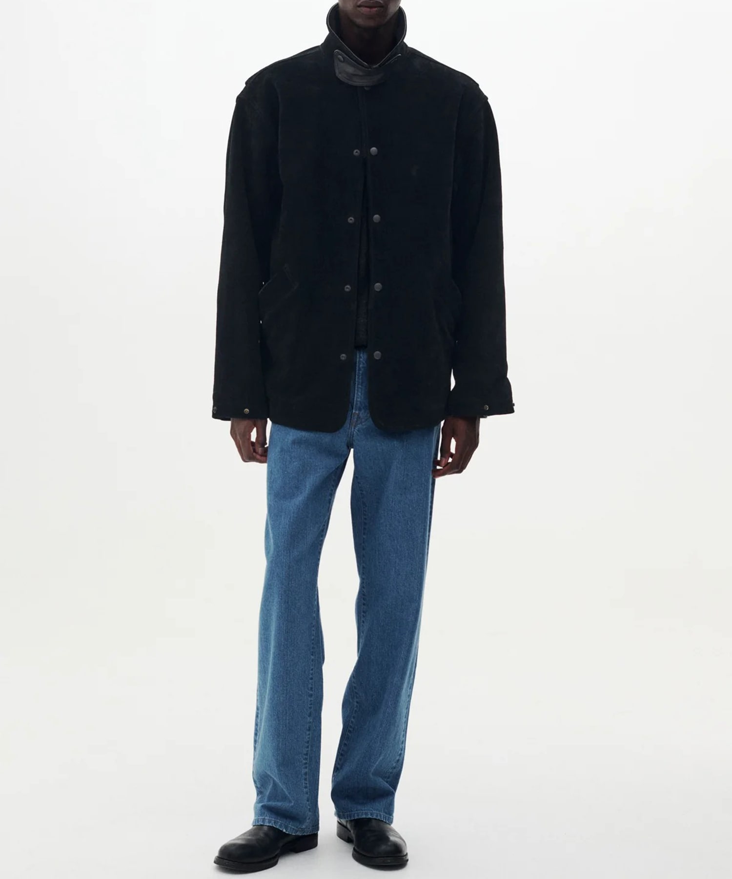 Brushed Cow Suede Work Jacket YOKE