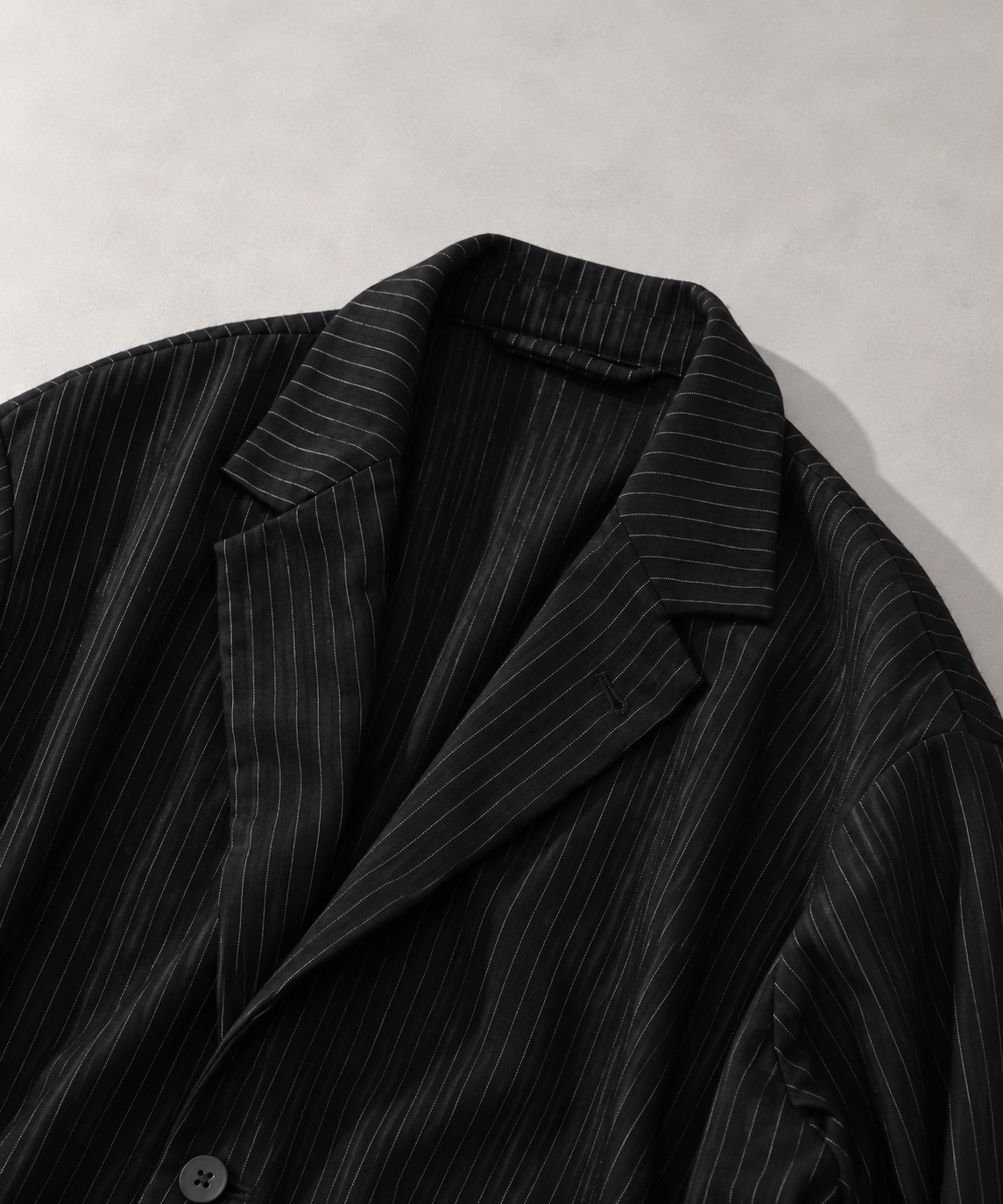 別注 36G Wool Fulling Stripe 2B Jacket KANEMASA PHIL.