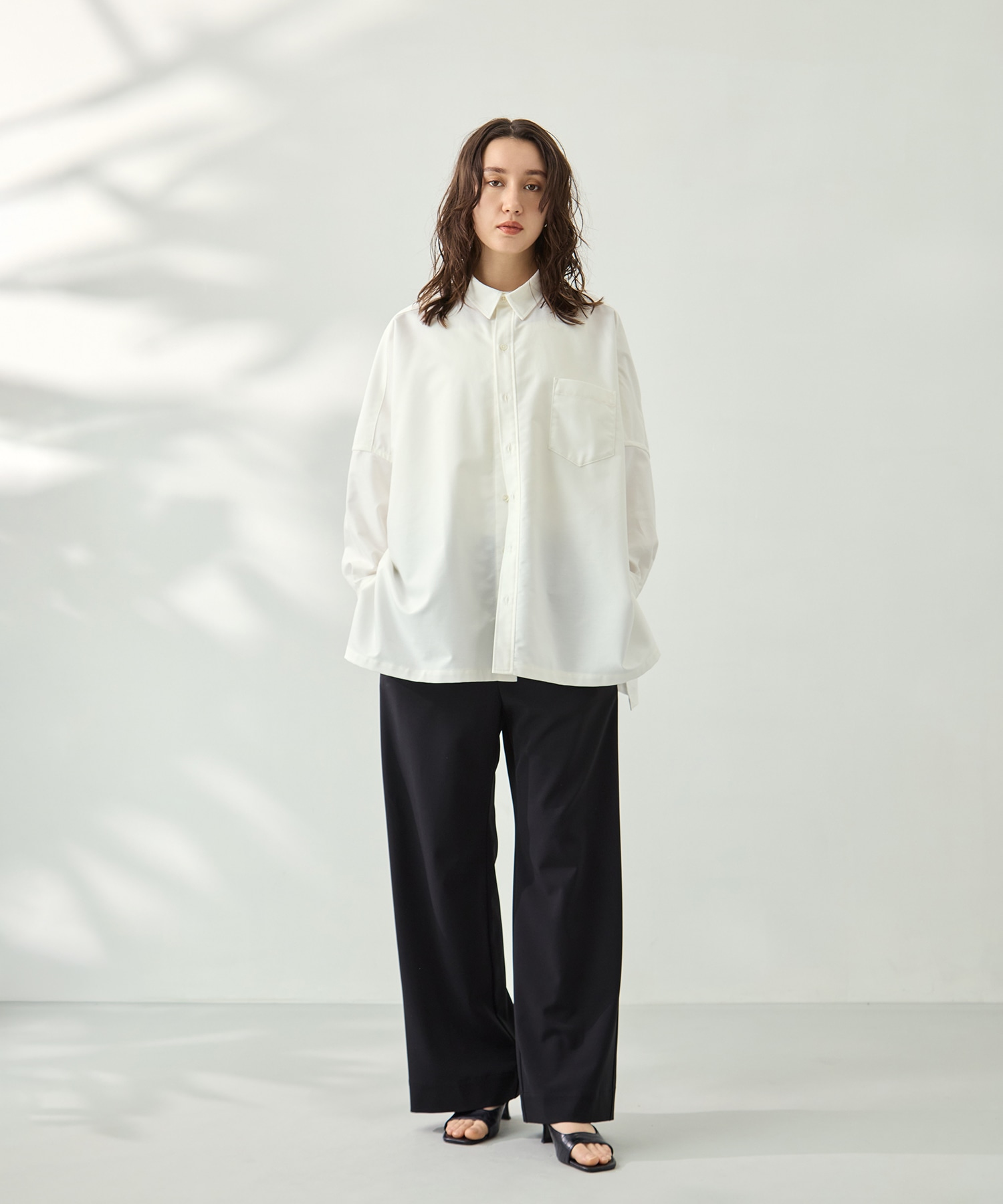 スーピマブレンドrelaxシャツ KEY TIMEZ