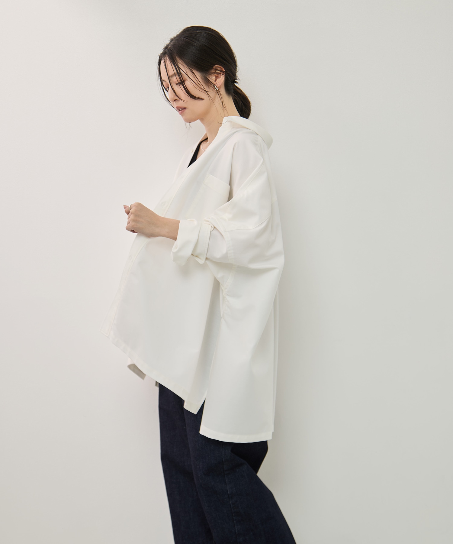 スーピマブレンドrelaxシャツ KEY TIMEZ