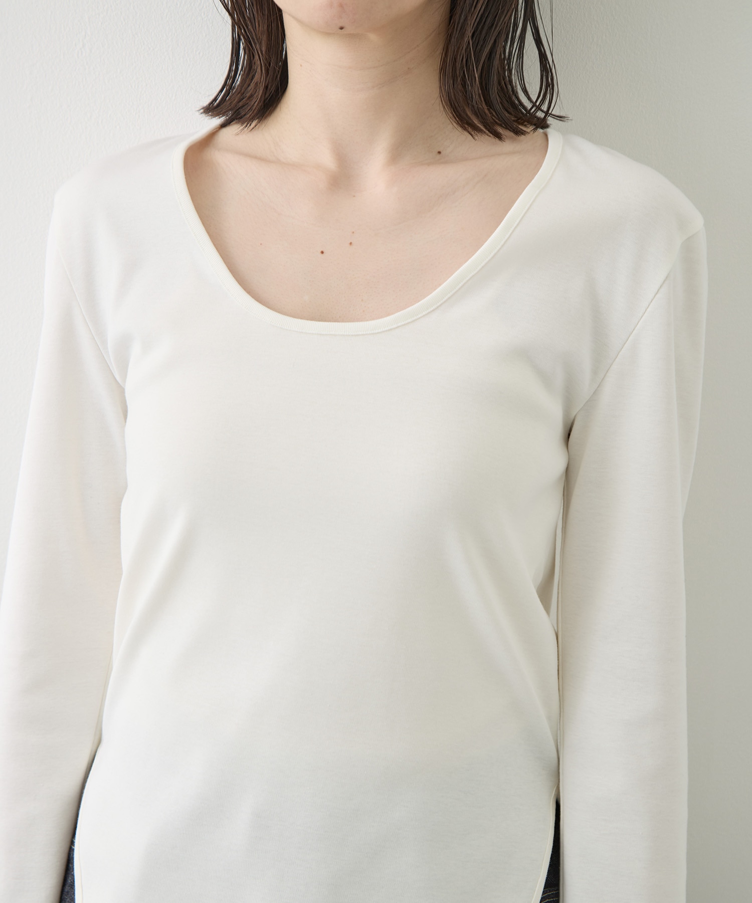 Sanfokin Cotton 2way L/S T-shirt WRAPINKNOT