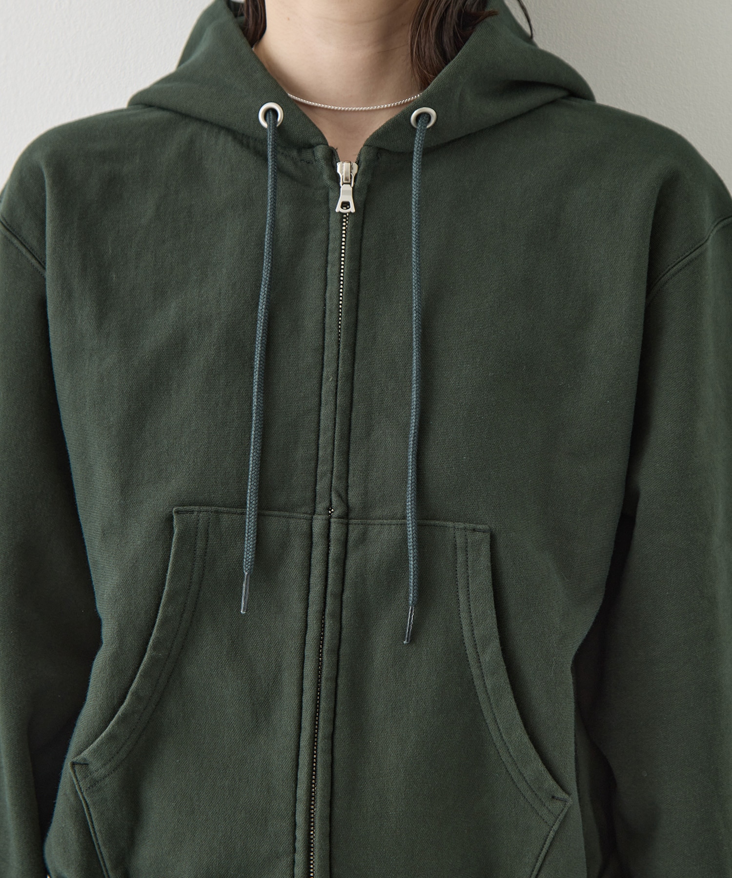 Thin-Sweat Hoodie Zip blurhmsROOTSTOCK