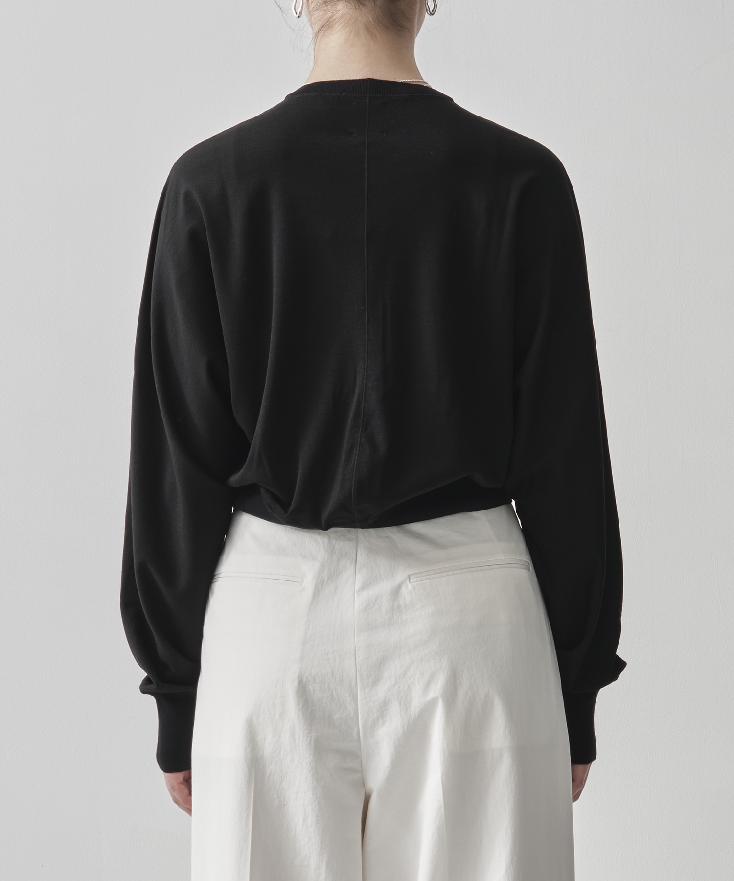 Crew Neck Cropped Knit Cardigan GOOD PEOPLE GOOD STITCHING GOOD PRODUCT
