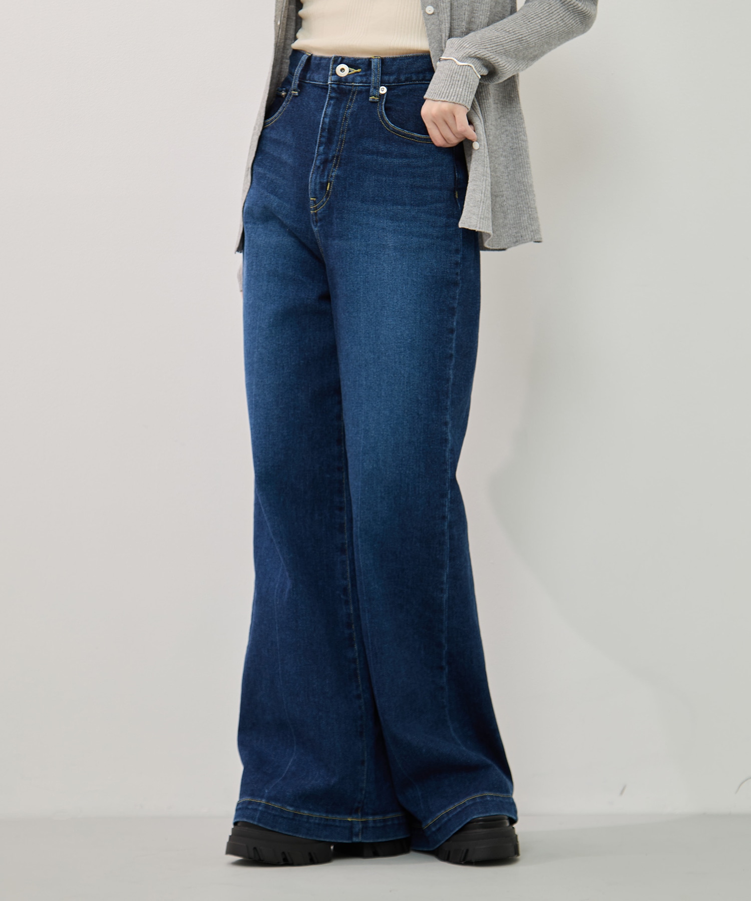 ストレッチフレアデニム KEY TIMEZ