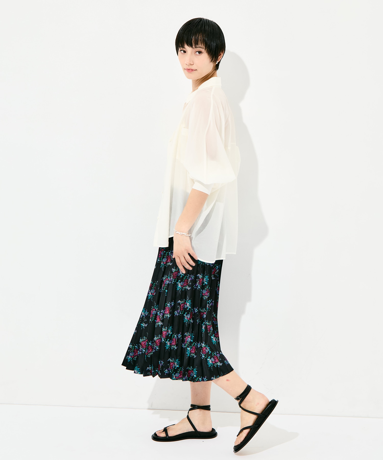 flower pleats SK FUMIE=TANAKA