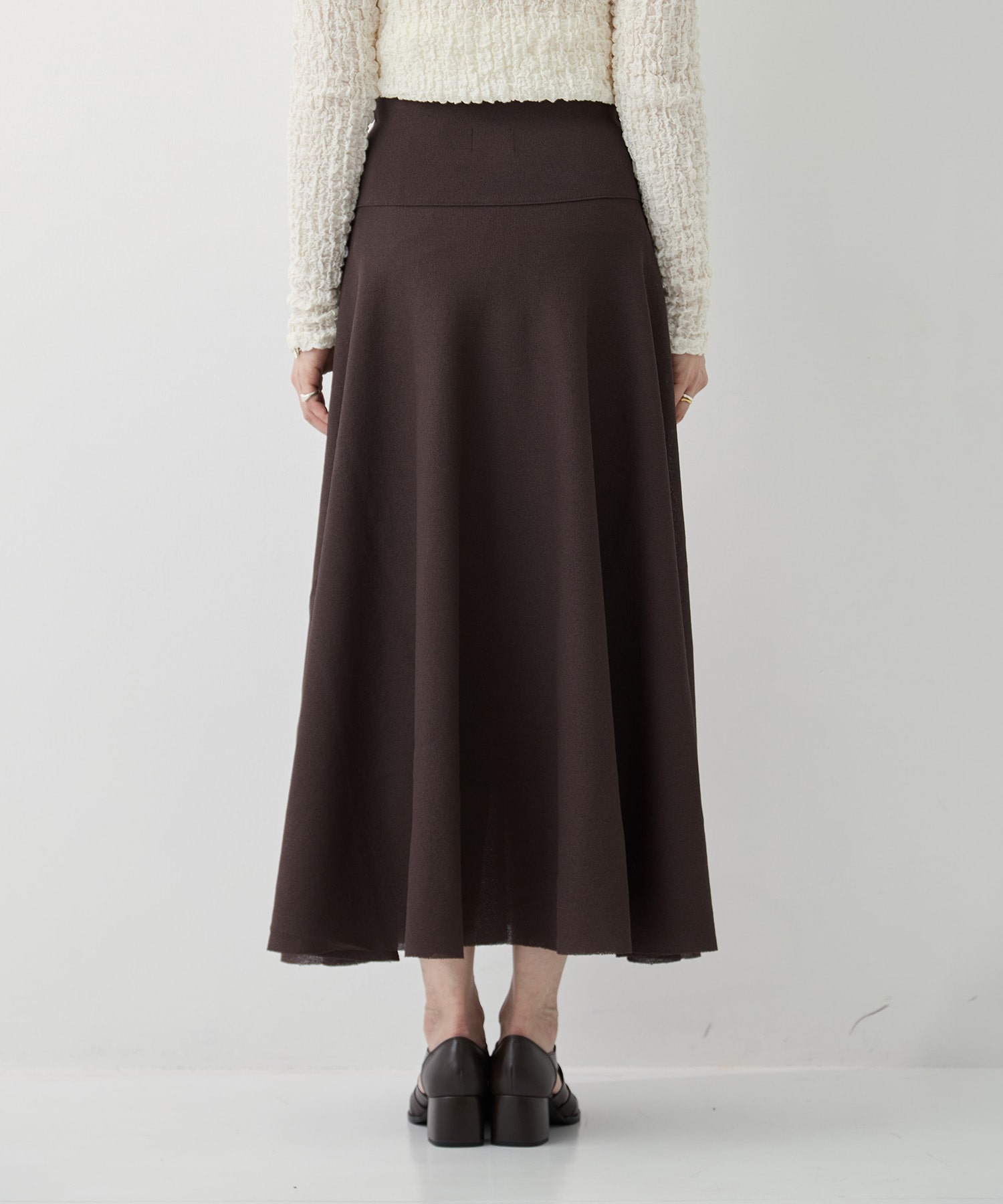 Dry Knit Flare Skirt WRAPINKNOT