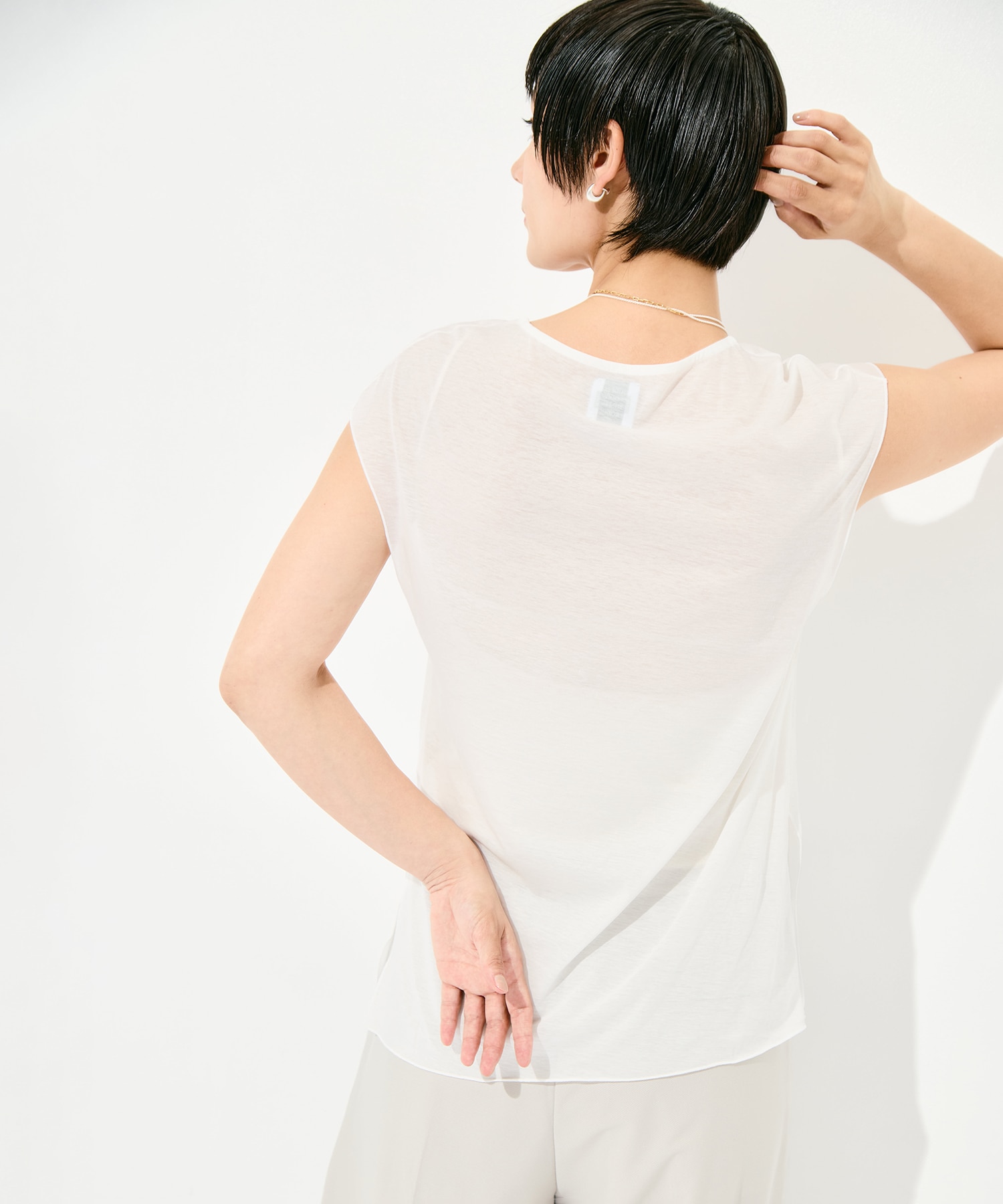 Side Slit French Sleeve T GOOD PEOPLE GOOD STITCHING GOOD PRODUCT