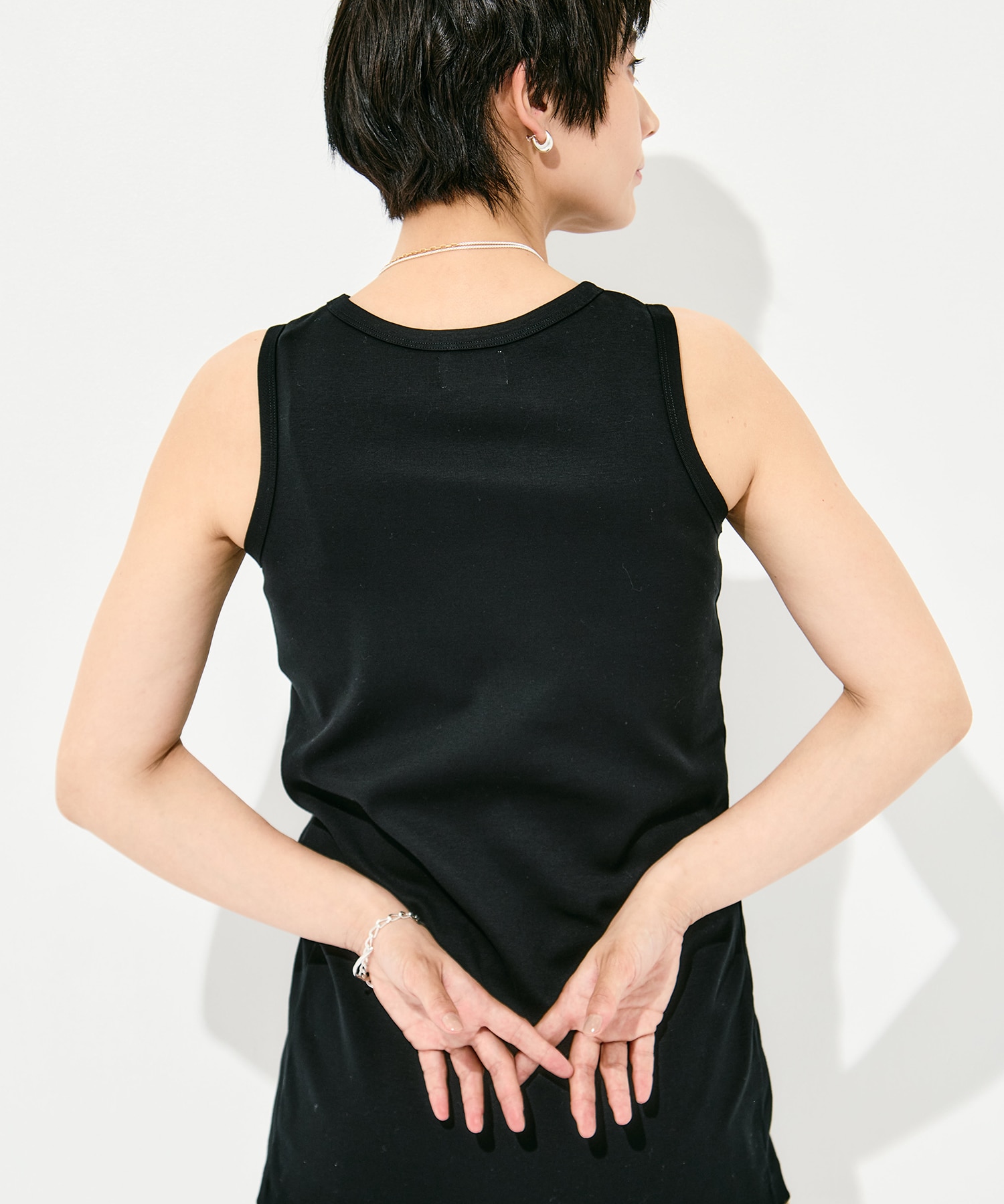 Sanfokin Cotton Slit Tanc-top WRAPINKNOT