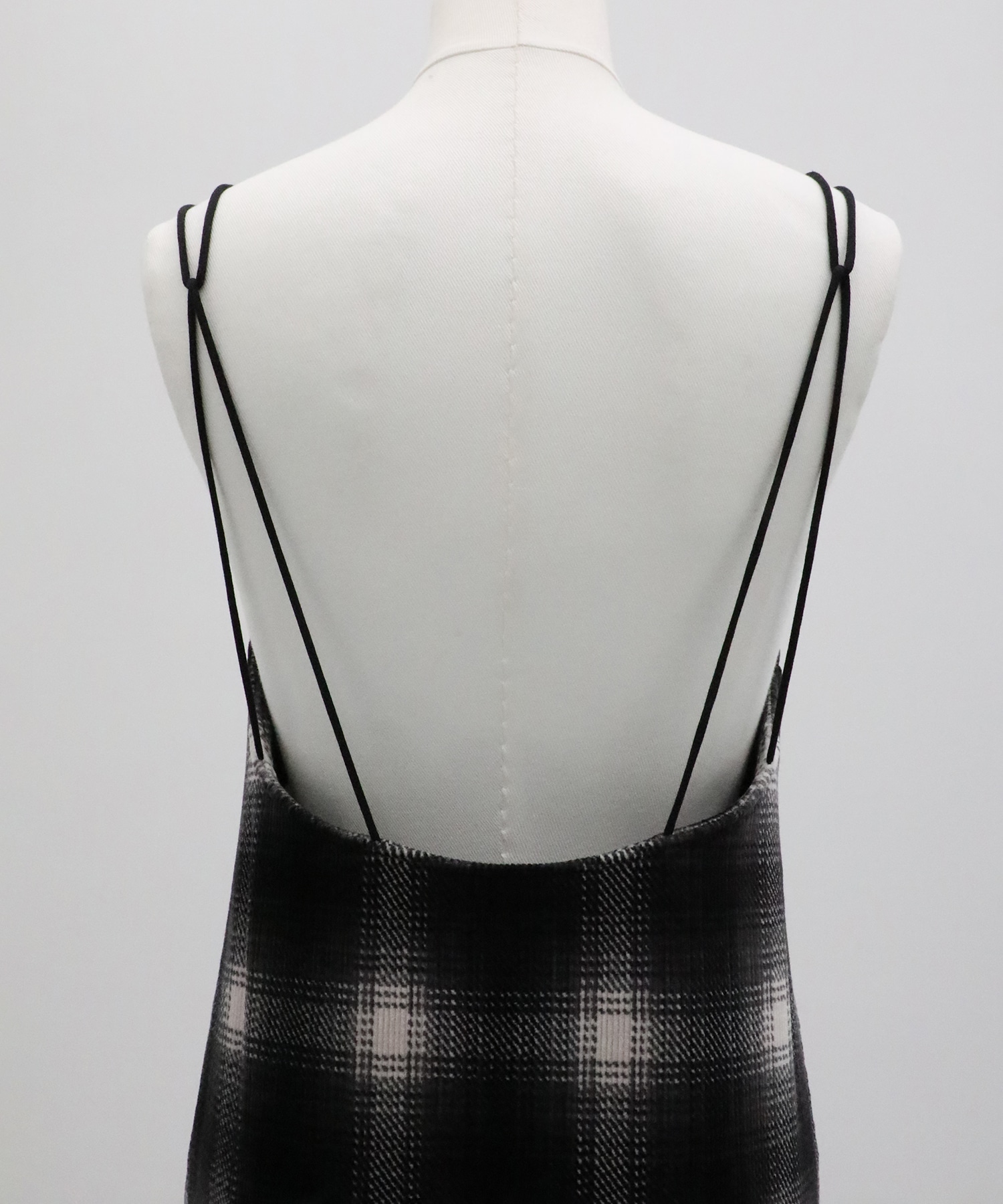 別注Ombre Check Camisole Dress PHEENY