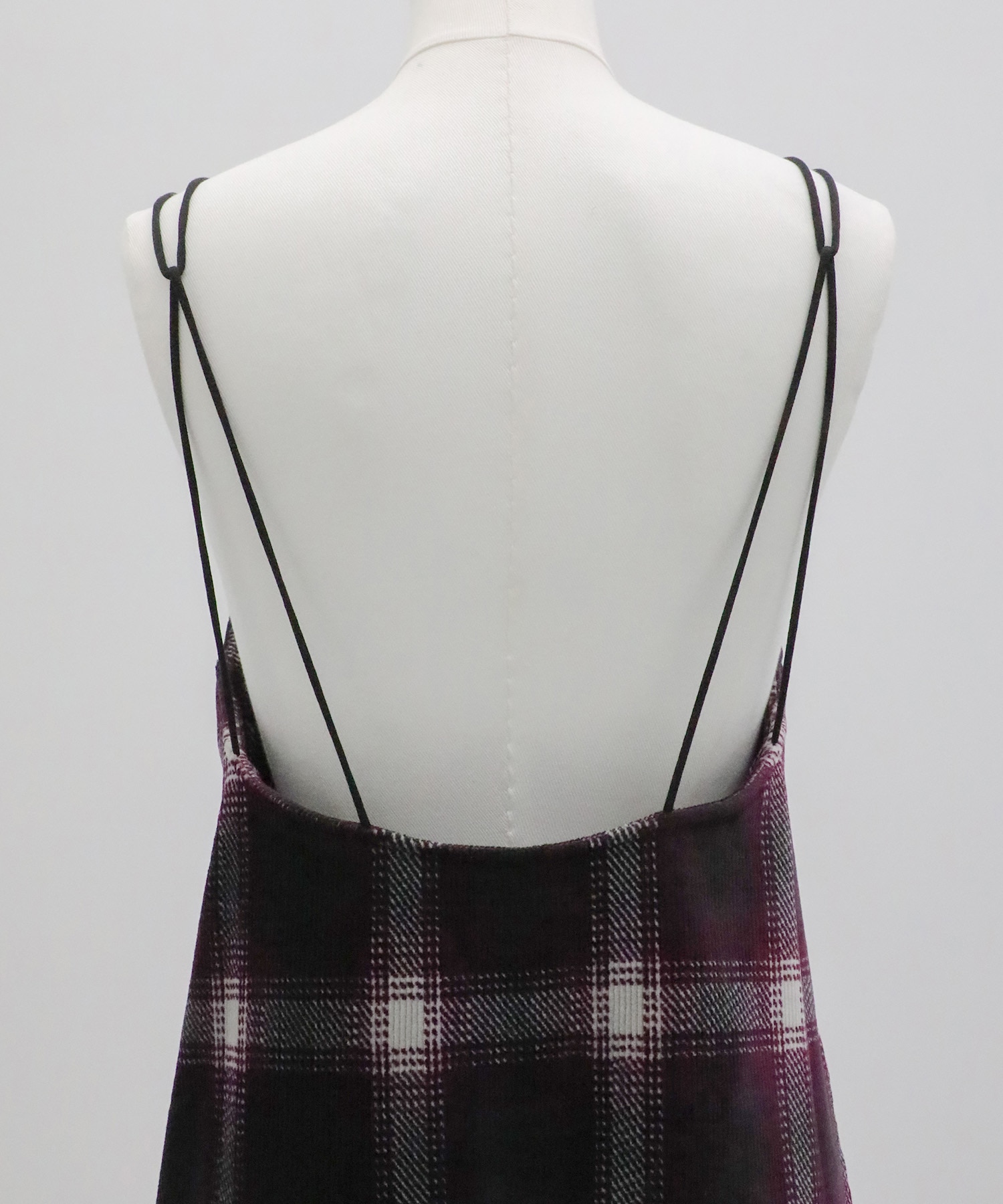 別注Ombre Check Camisole Dress PHEENY