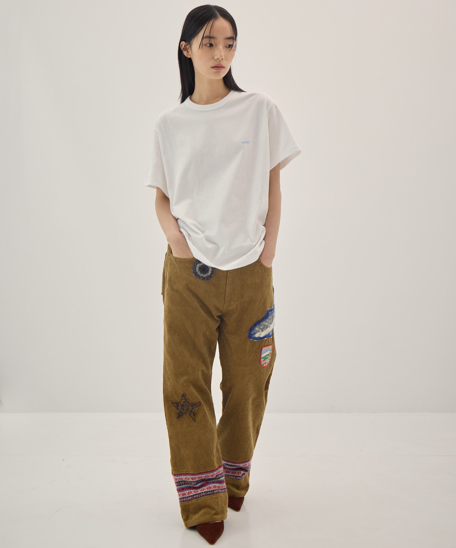 Printed T-shirt KHOKI