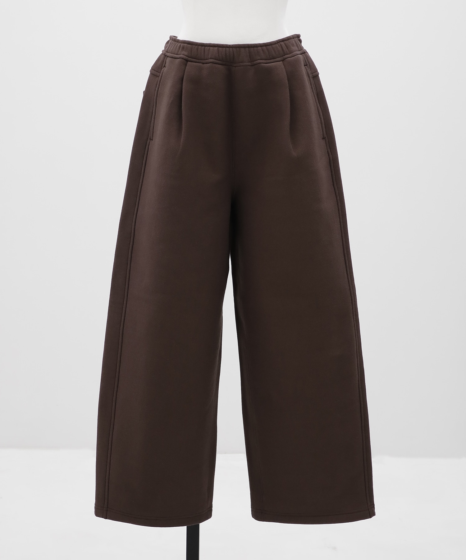 Athletic Fleece Tucked Wide Pants PHEENY
