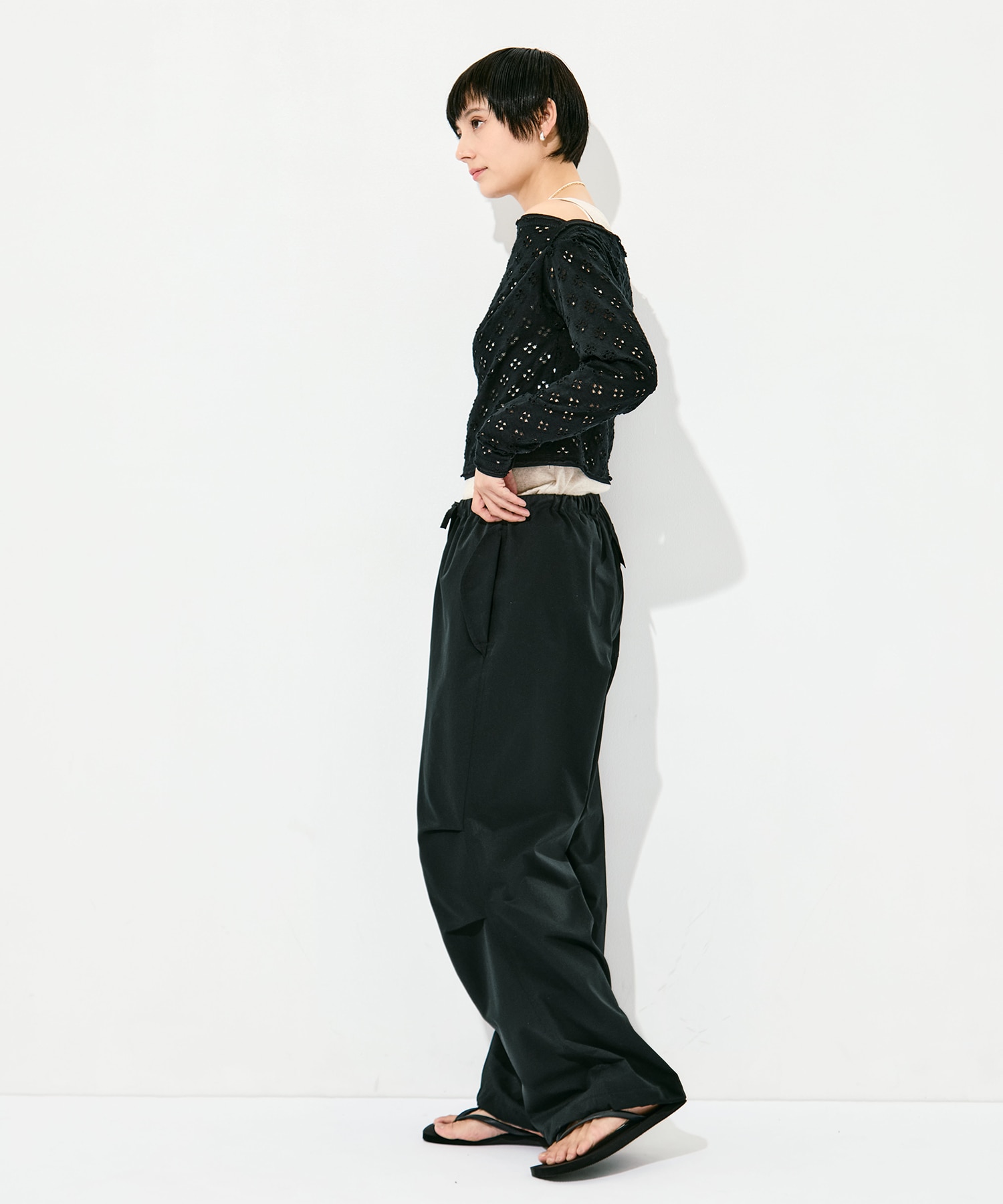 Two-Ways Spencer Basque Shirt - Cutwork RhodolirioN