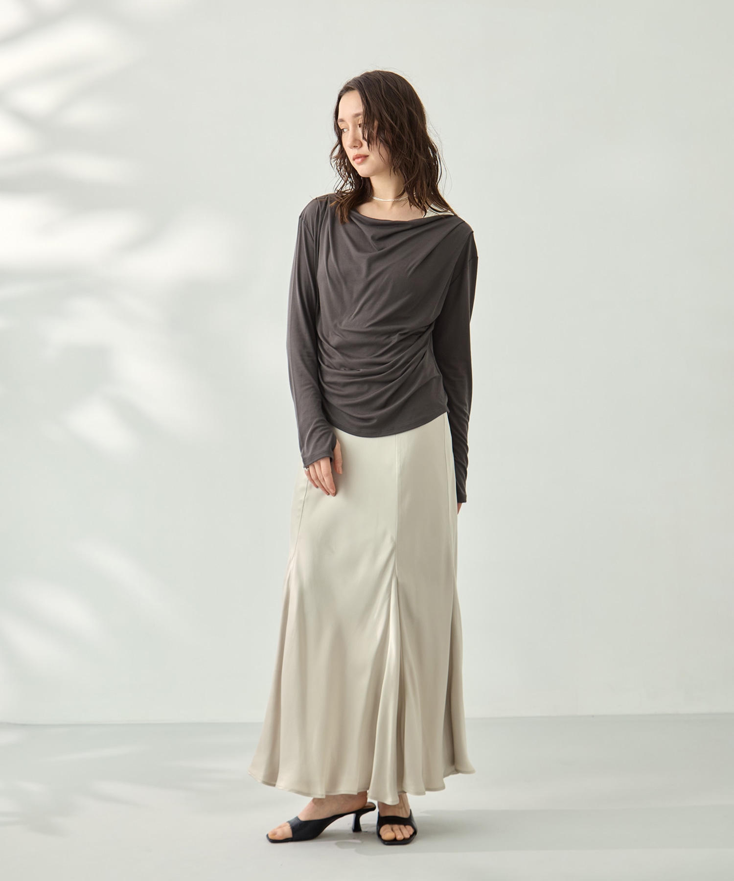 ドレープカットソー KEY TIMEZ