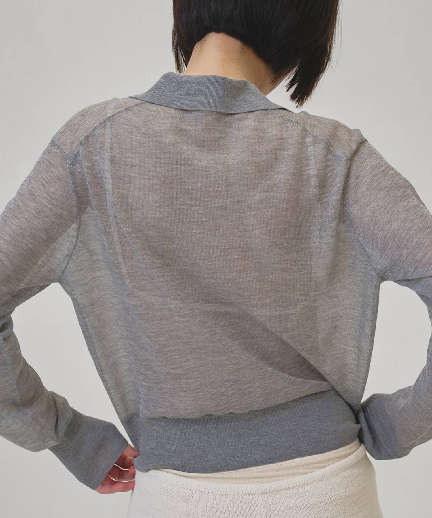 Layered Polo Knit TODAYFUL