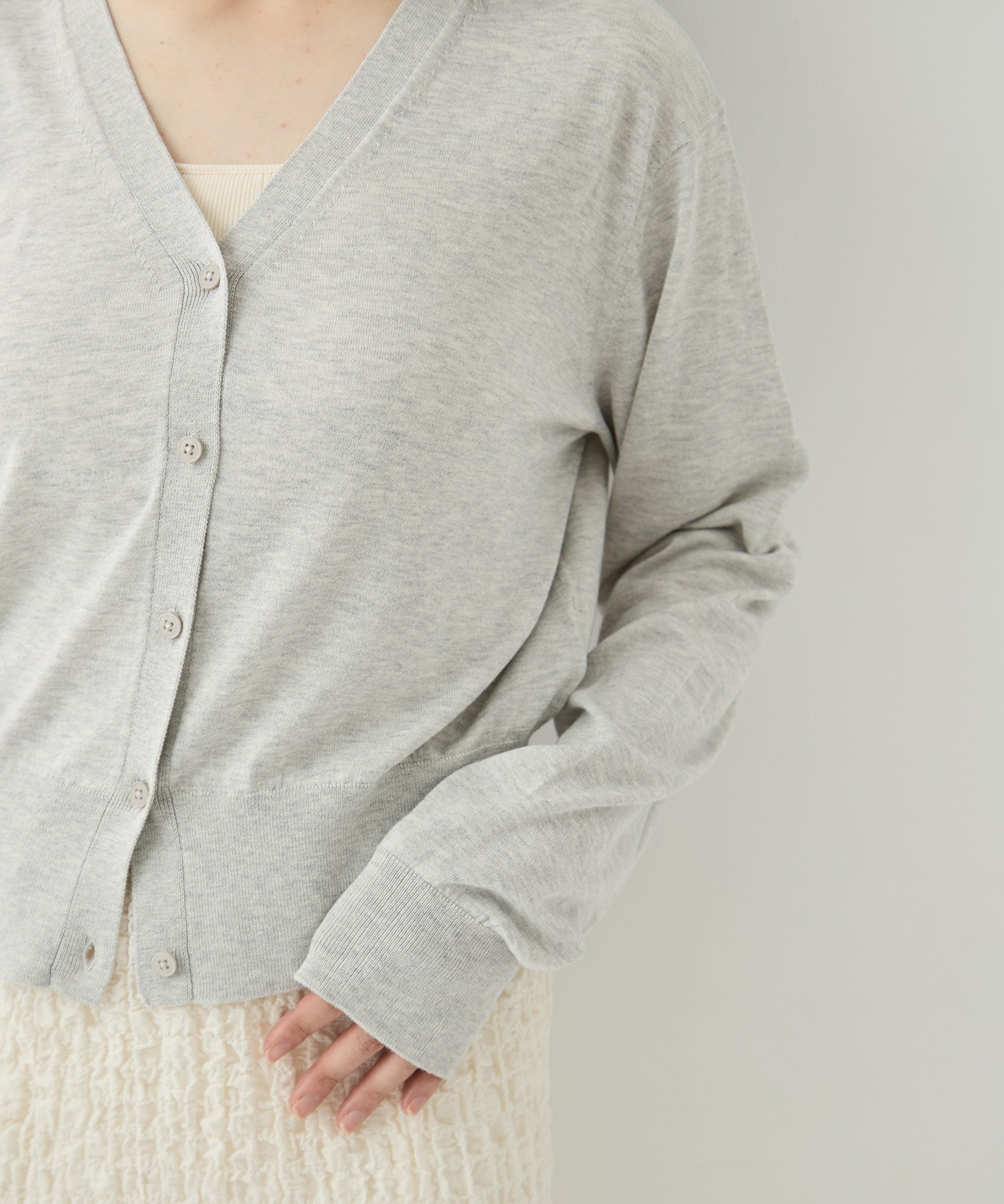 Silk Cotton Cardigan 