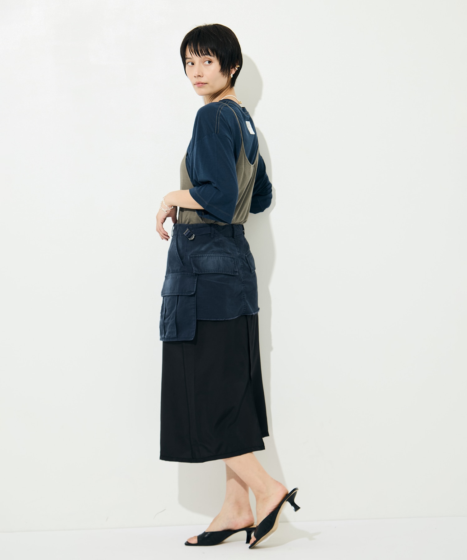 Camisole Top & Loose-fitting Tee - Unit Tops RhodolirioN