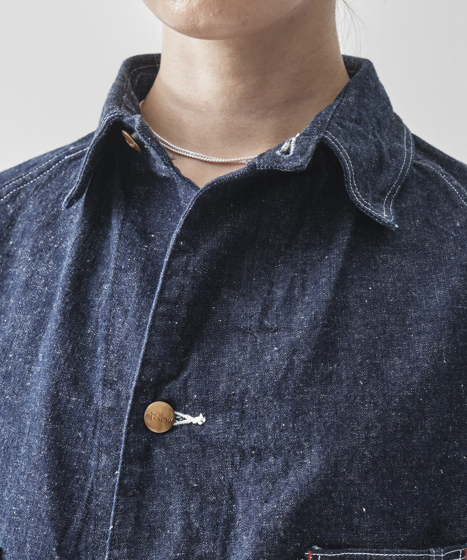 LOOSE FIT DENIM COVERALL orSlow