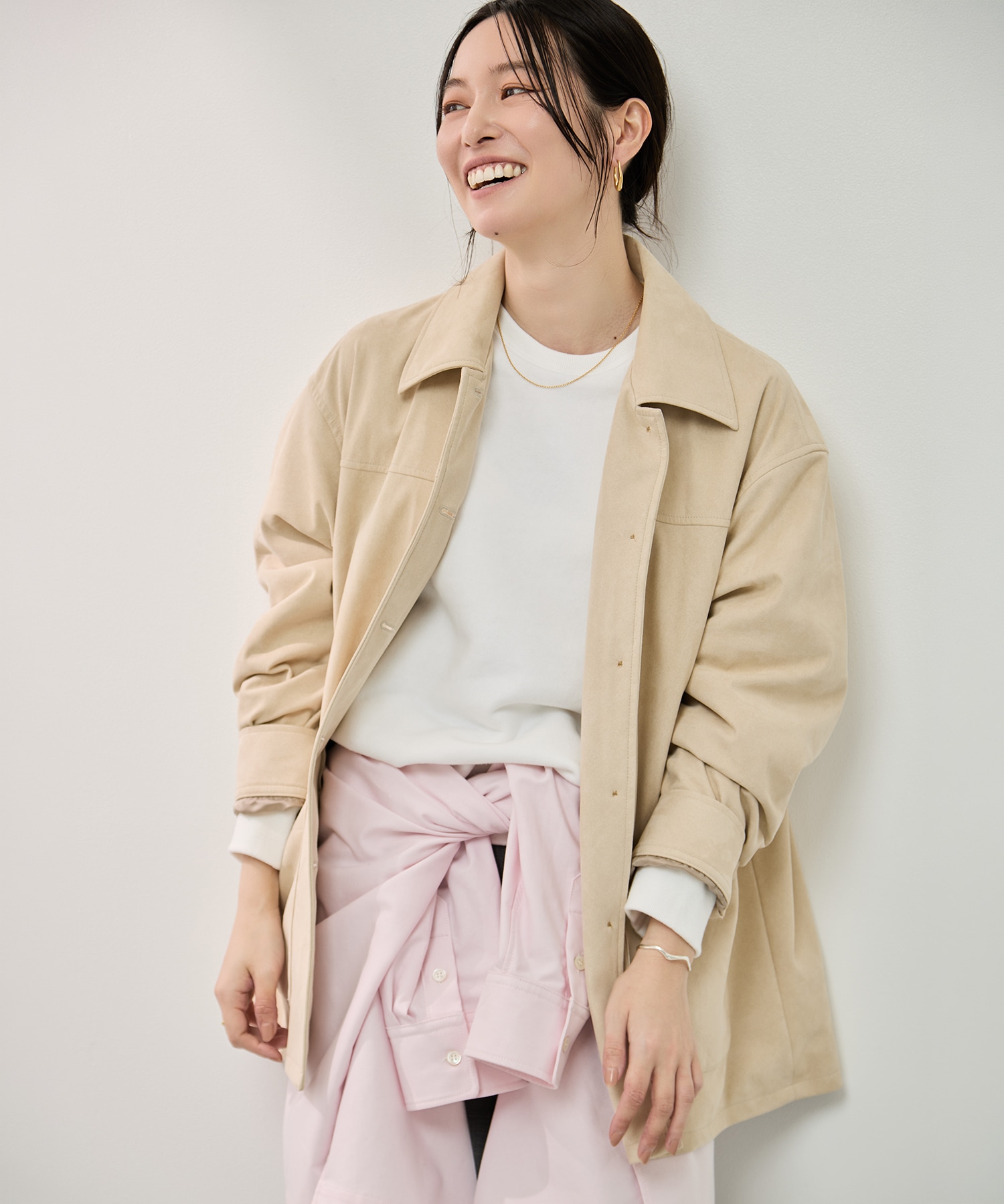 マイクロスエードカバーオール KEY TIMEZ