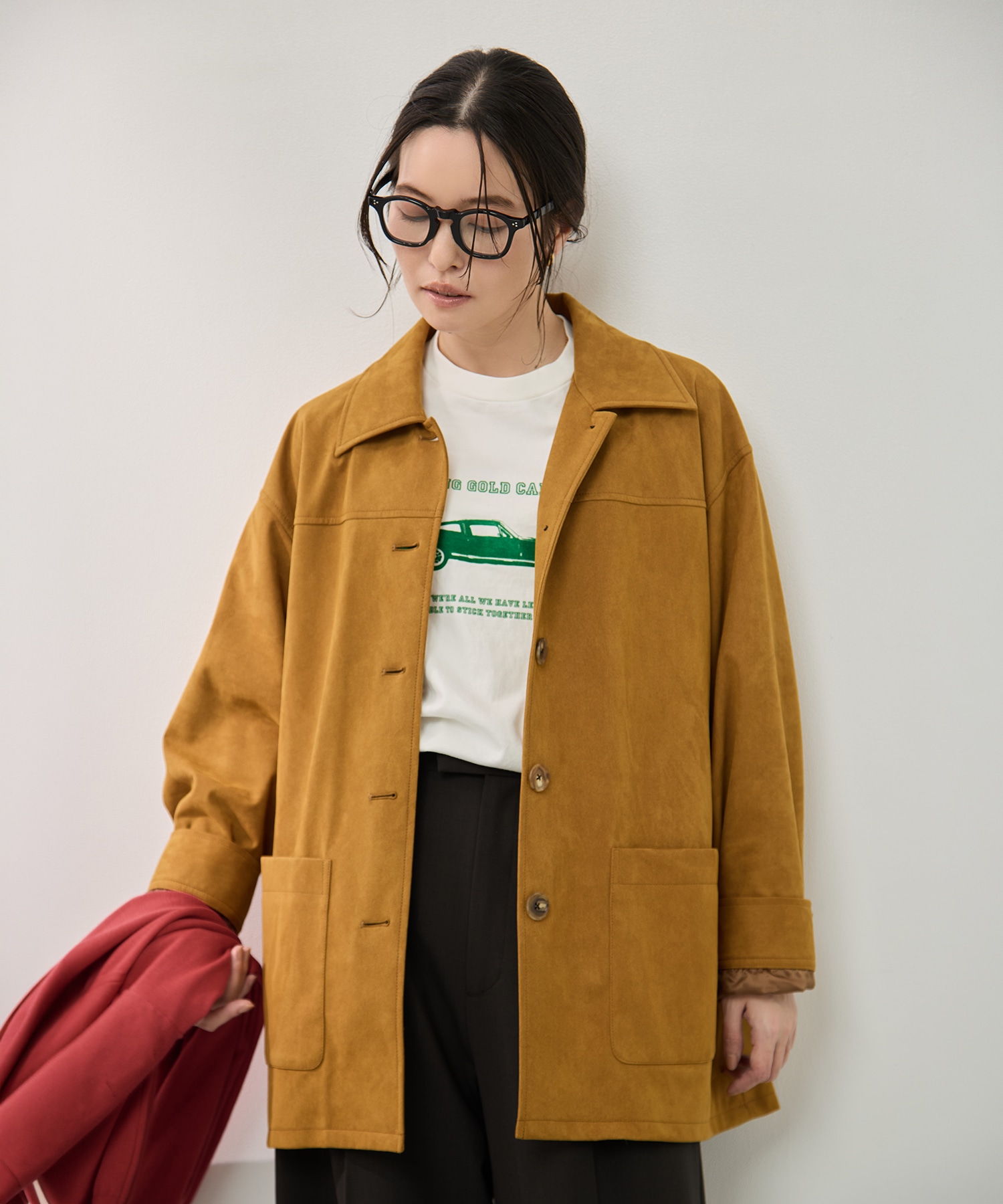 マイクロスエードカバーオール KEY TIMEZ