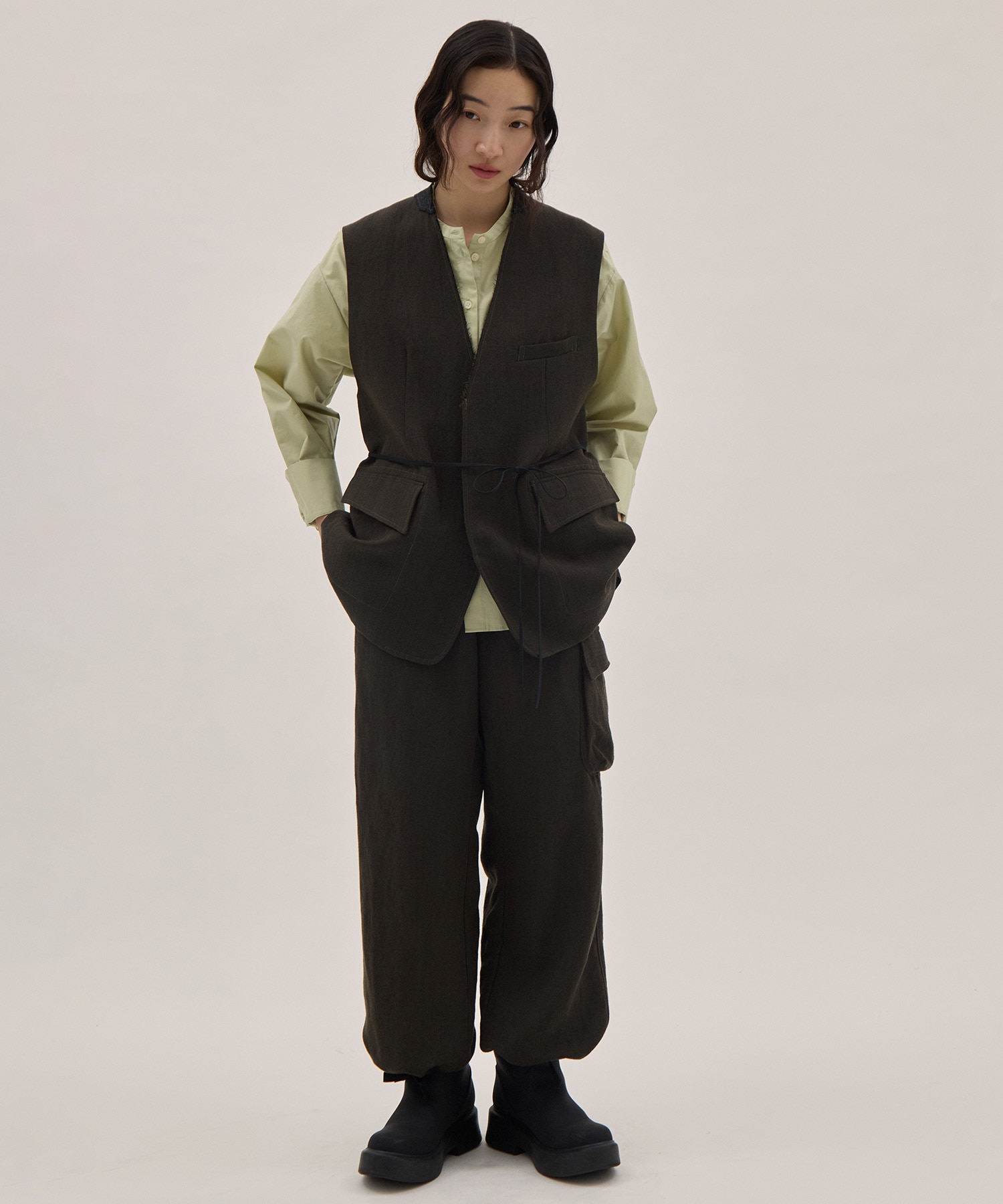 別注2way Blouse muller of yoshiokubo