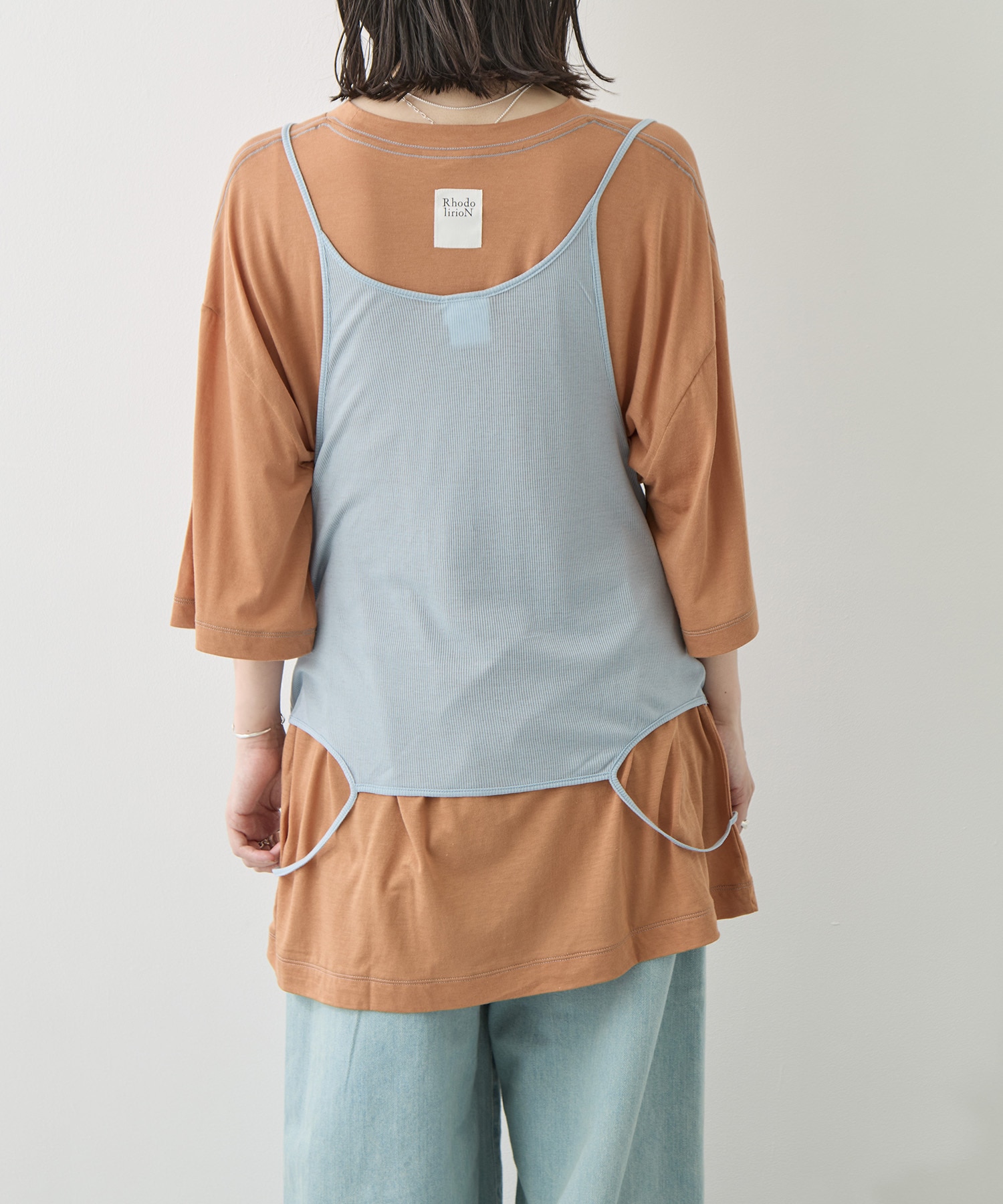 Camisole Top & Loose-fitting Tee - Unit Tops RhodolirioN