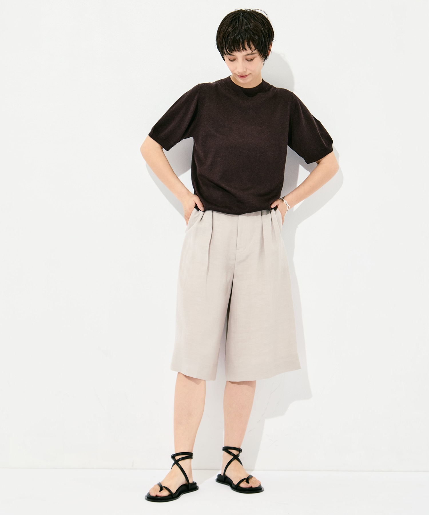 SILK CASHMERE S/S KNIT FUJI