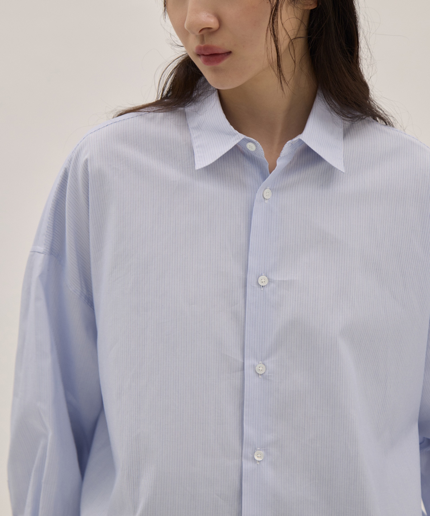 GIZA COMPACT STRIPE OVERSIZED SHIRTS ATON