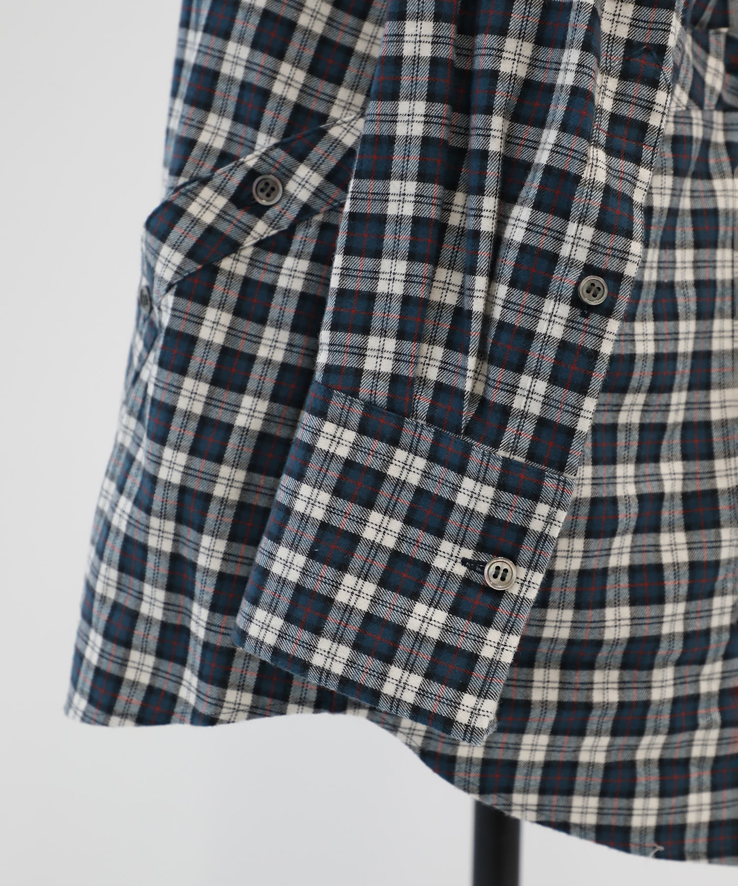 Check Diagonal Shirt INSCRIRE